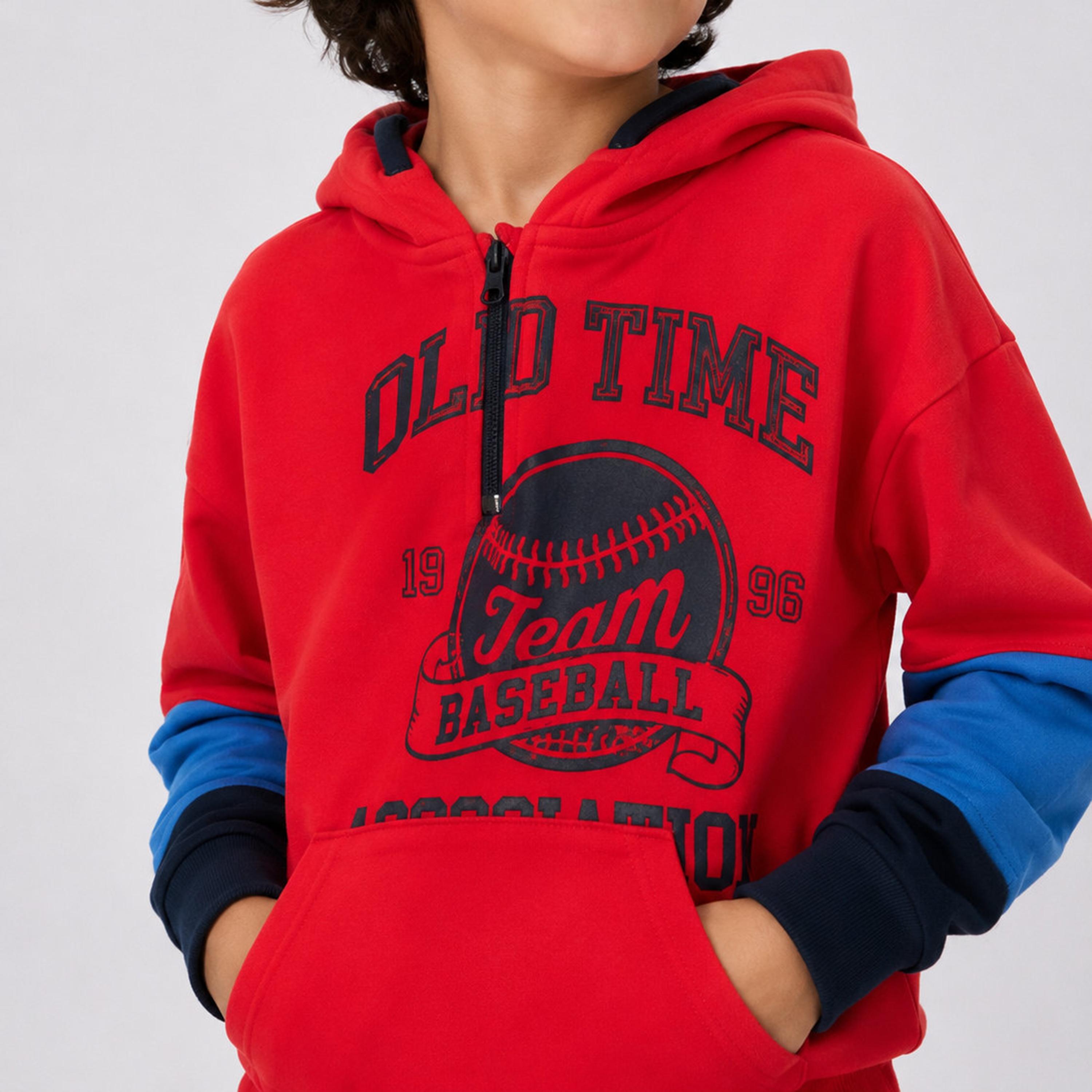 Victor and Jane 2-Piece Printed Long Sleeves Hoodie with Joggers-boys-clothing-setsandcoords-image-4