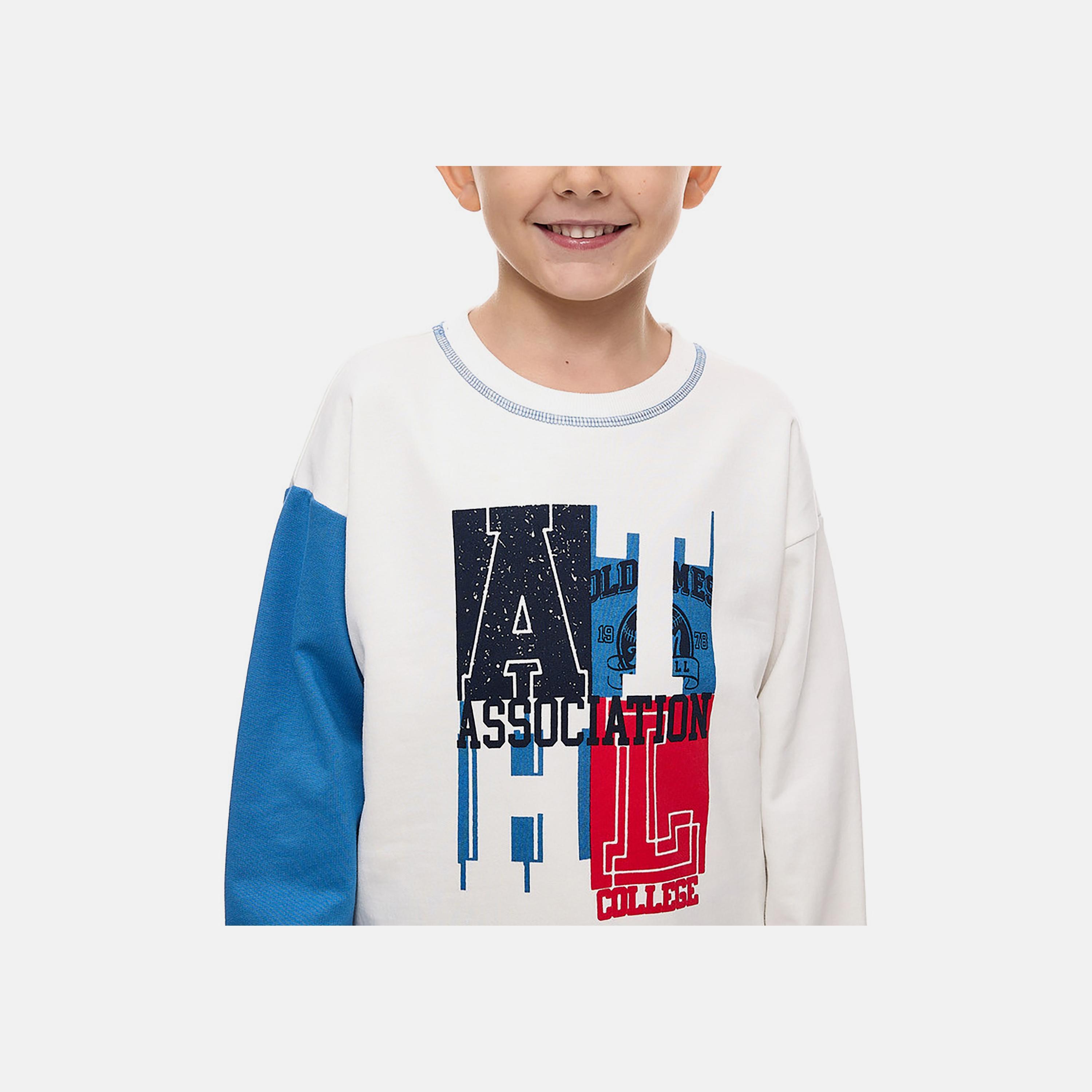 Victor and Jane 2-Piece Printed Long Sleeves Sweatshirt with Joggers-boys-clothing-setsandcoords-image-5