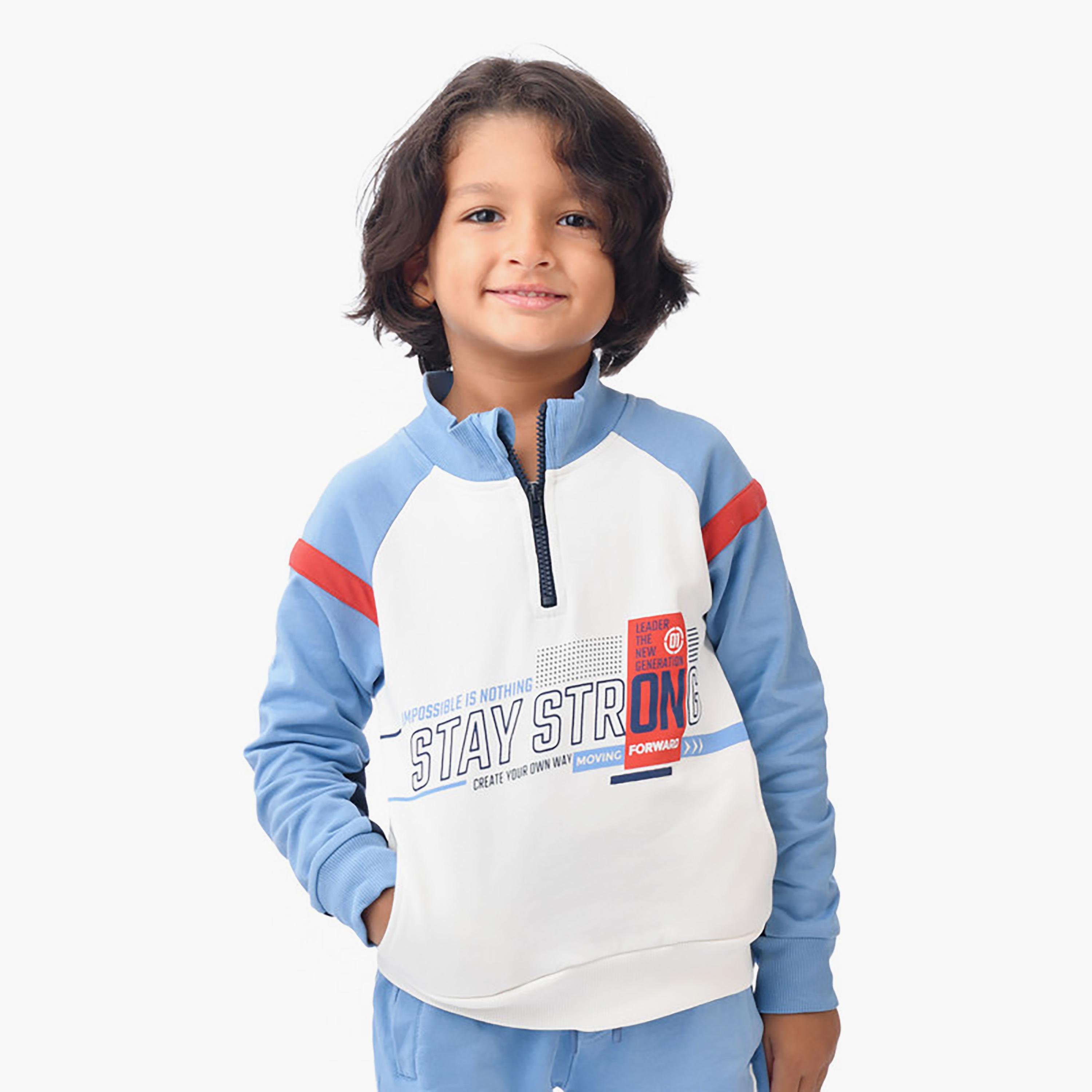 Victor and Jane 2-Piece Printed Long Sleeves Jacket with Joggers-boys-clothing-setsandcoords-image-5