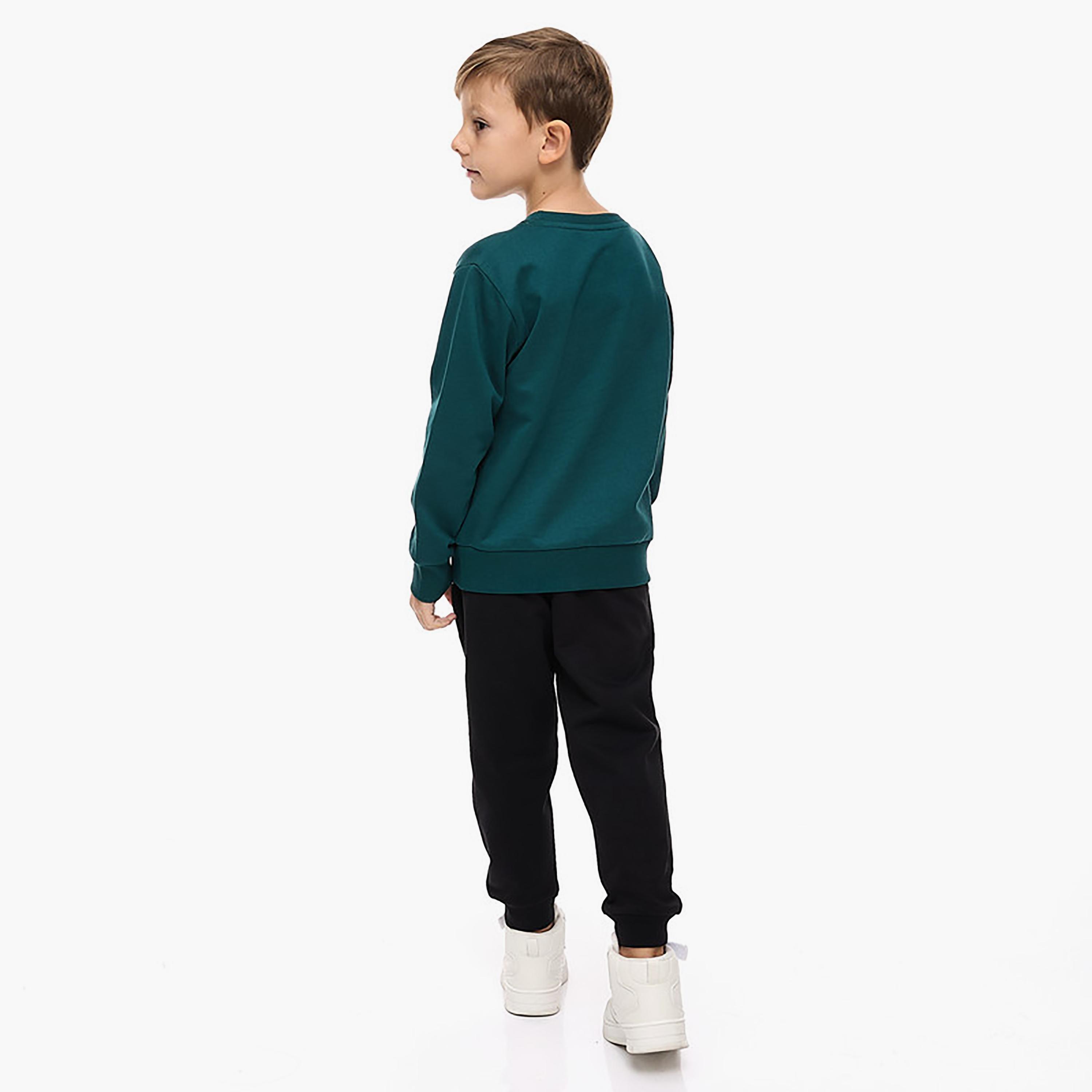Victor and Jane 2-Piece Printed Long Sleeves Sweatshirt with Joggers-boys-clothing-setsandcoords-image-3
