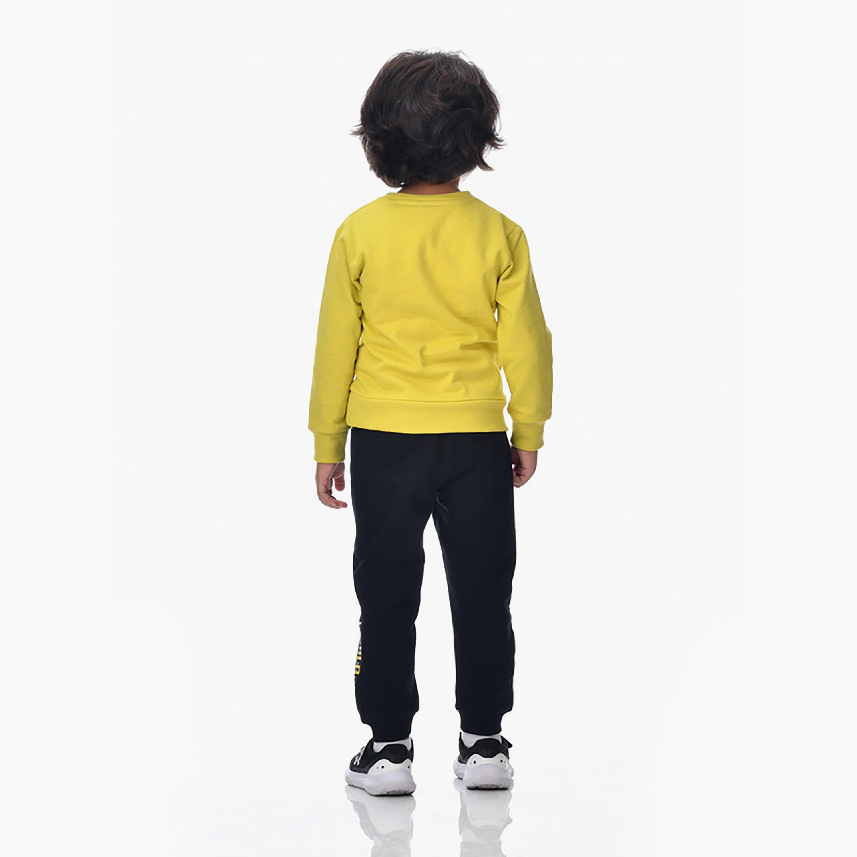 Victor and Jane 2-Piece Printed Long Sleeves Sweatshirt with Joggers-boys-clothing-setsandcoords-image-6