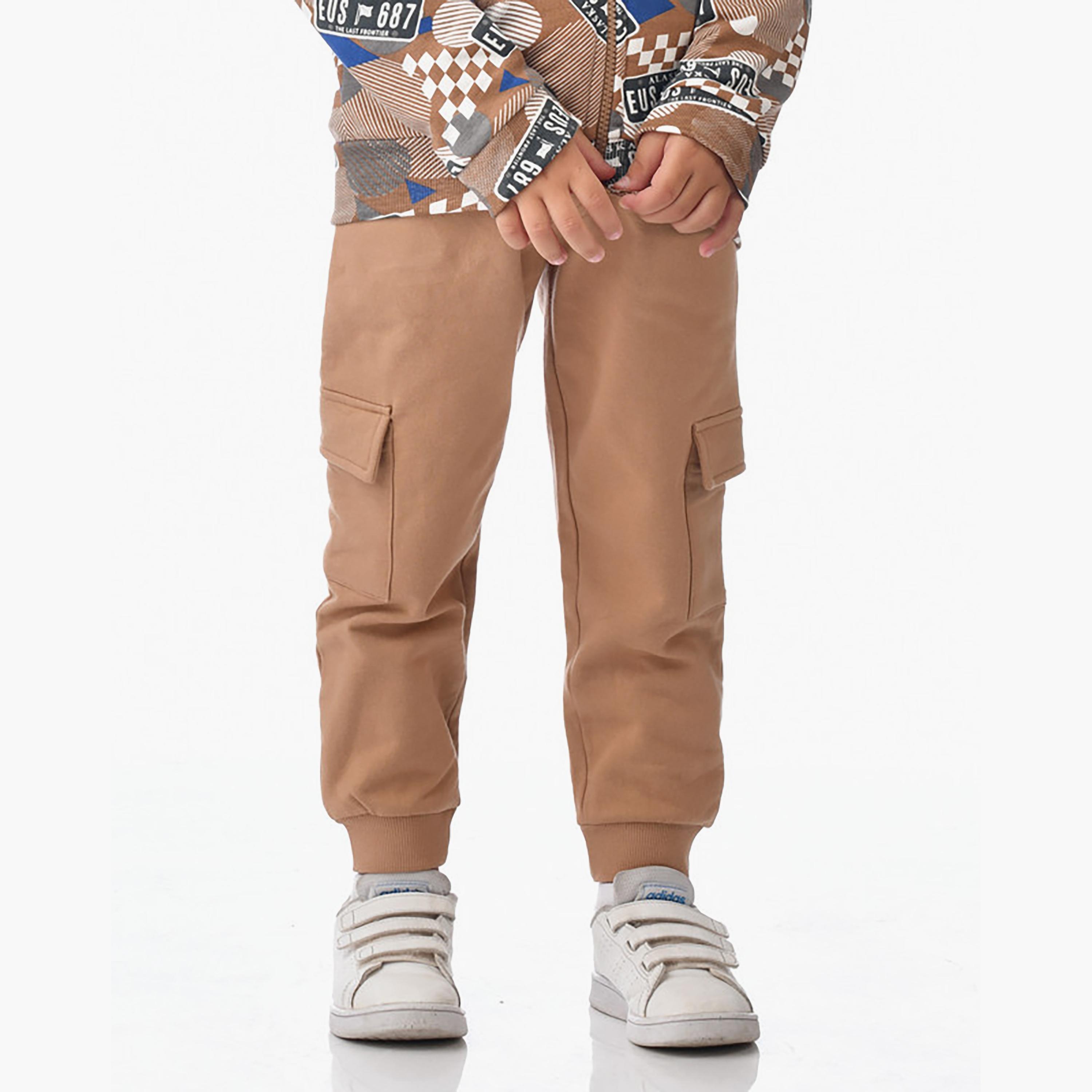 Victor and Jane 2-Piece Printed Long Sleeves Hoodie with Joggers-boys-clothing-setsandcoords-image-5