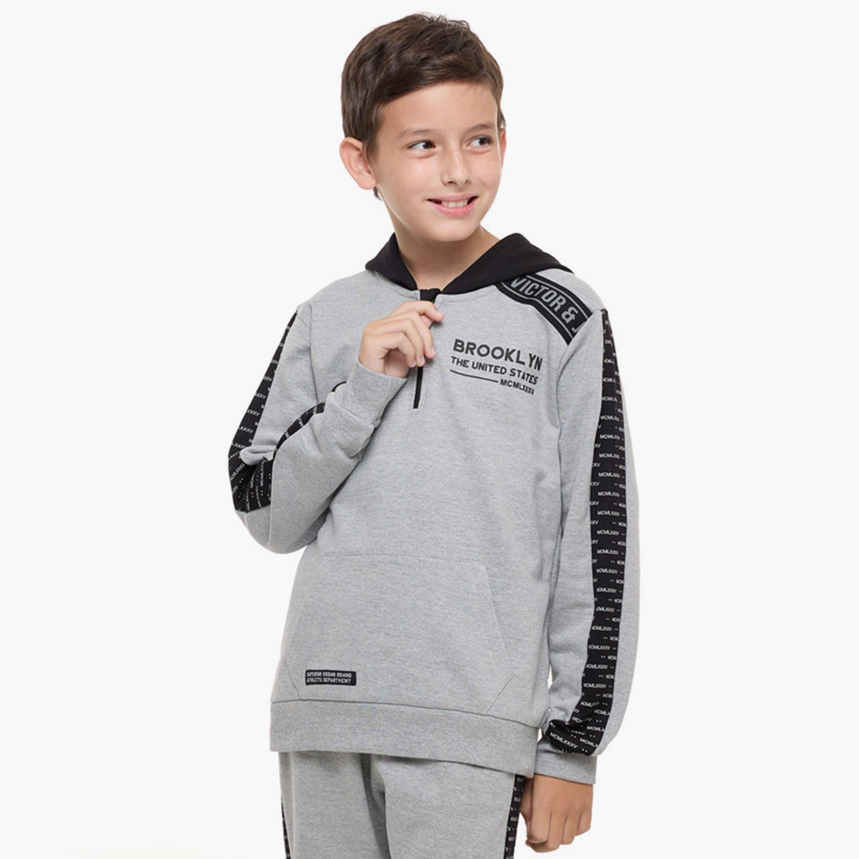 Victor and Jane 2-Piece Printed Long Sleeves Jacket with Joggers-boys-clothing-setsandcoords-image-4