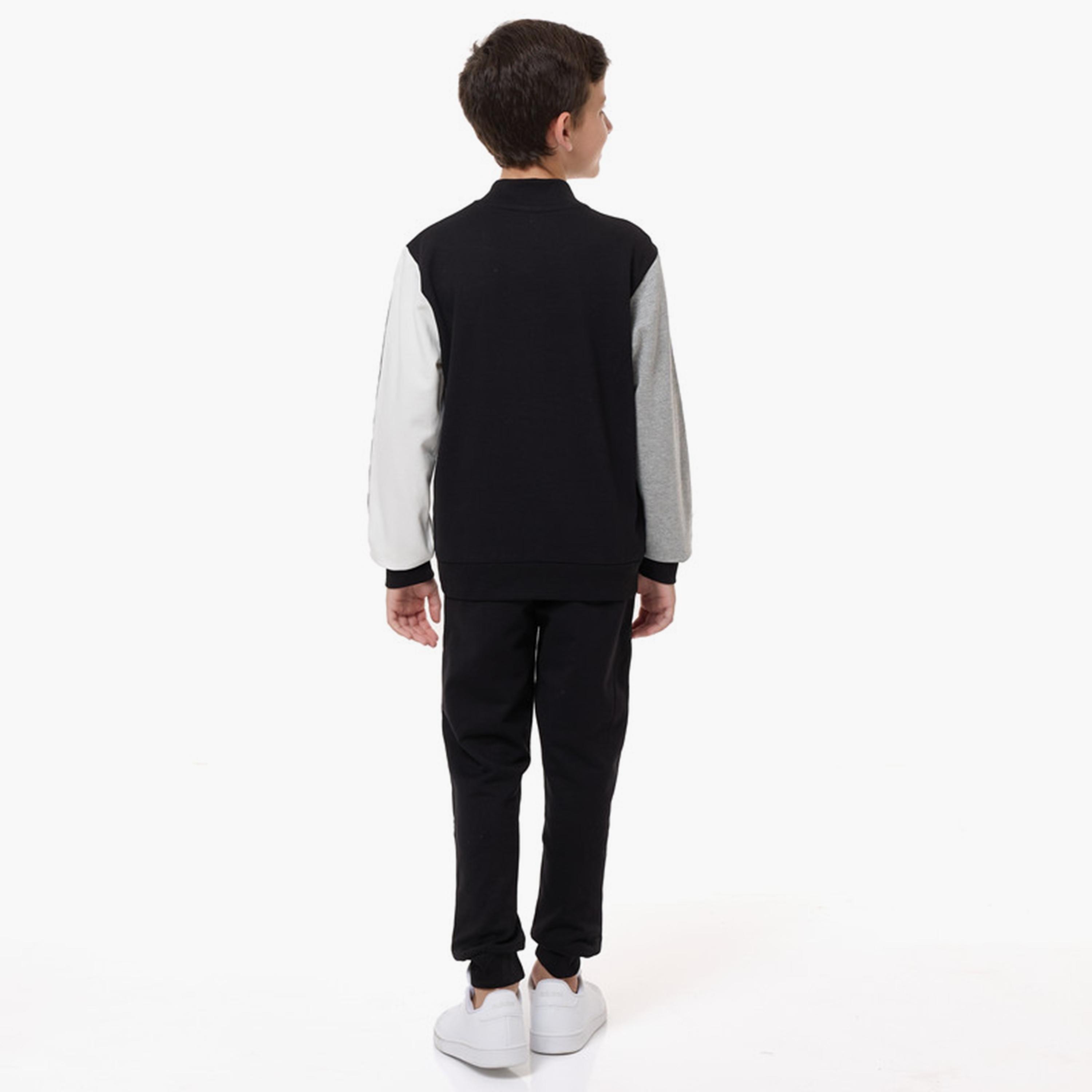 Victor and Jane 2-Piece Printed Long Sleeves Jacket with Joggers-boys-clothing-setsandcoords-image-3