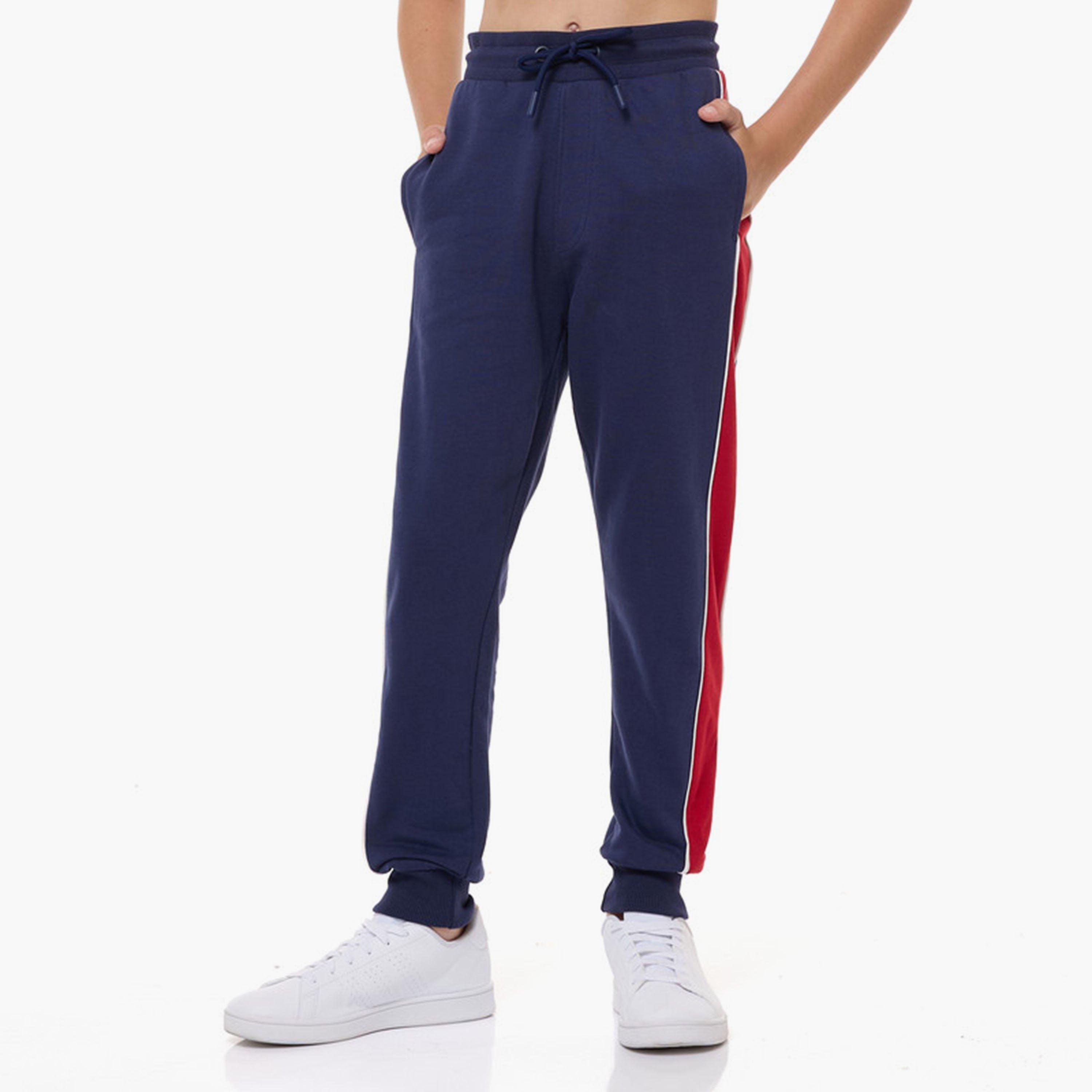 Victor and Jane 2-Piece Colour Block Long Sleeves Hoodie with Joggers-boys-clothing-setsandcoords-image-5