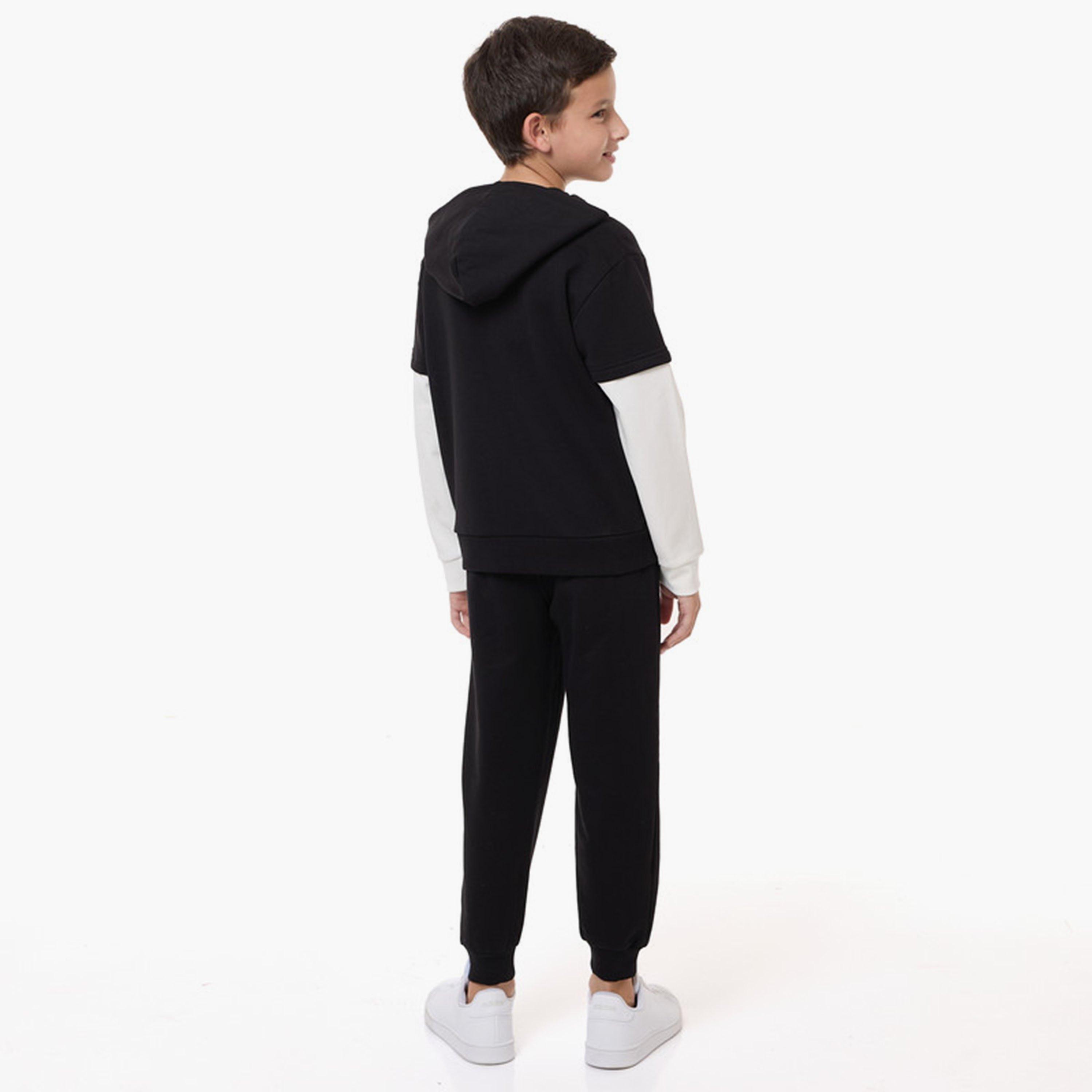 Victor and Jane 2-Piece Printed Long Sleeves Jacket with Joggers-boys-clothing-setsandcoords-image-3