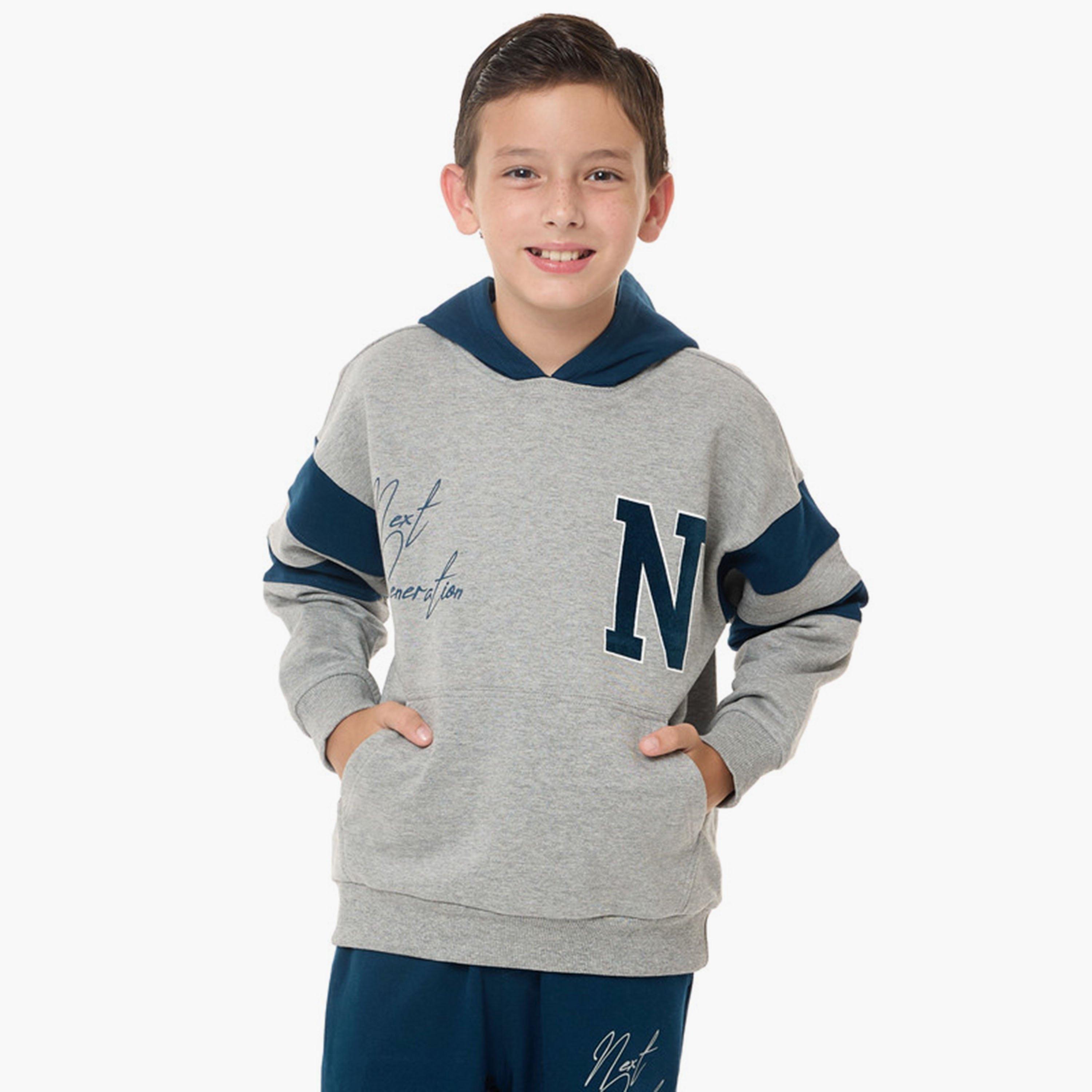 Victor and Jane 2-Piece Printed Long Sleeves Hoodie with Joggers-boys-clothing-setsandcoords-image-4