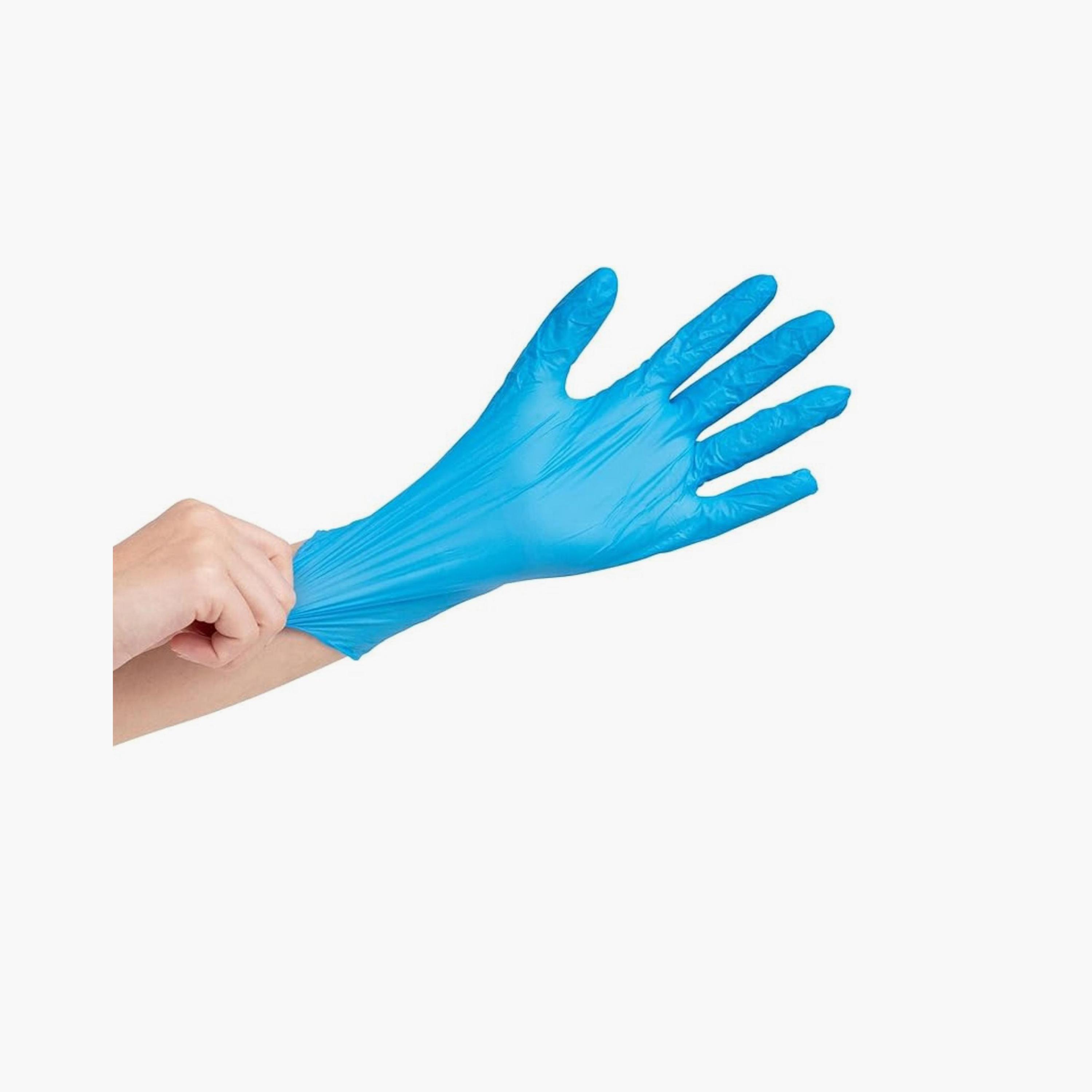 قفازات فحص أيم-اكس الطبية نيتريل خالية من البودرة من بيكابو، 100 قطعة، أزرق-baby-healthandsafety-thermometersandaspirators-image-1