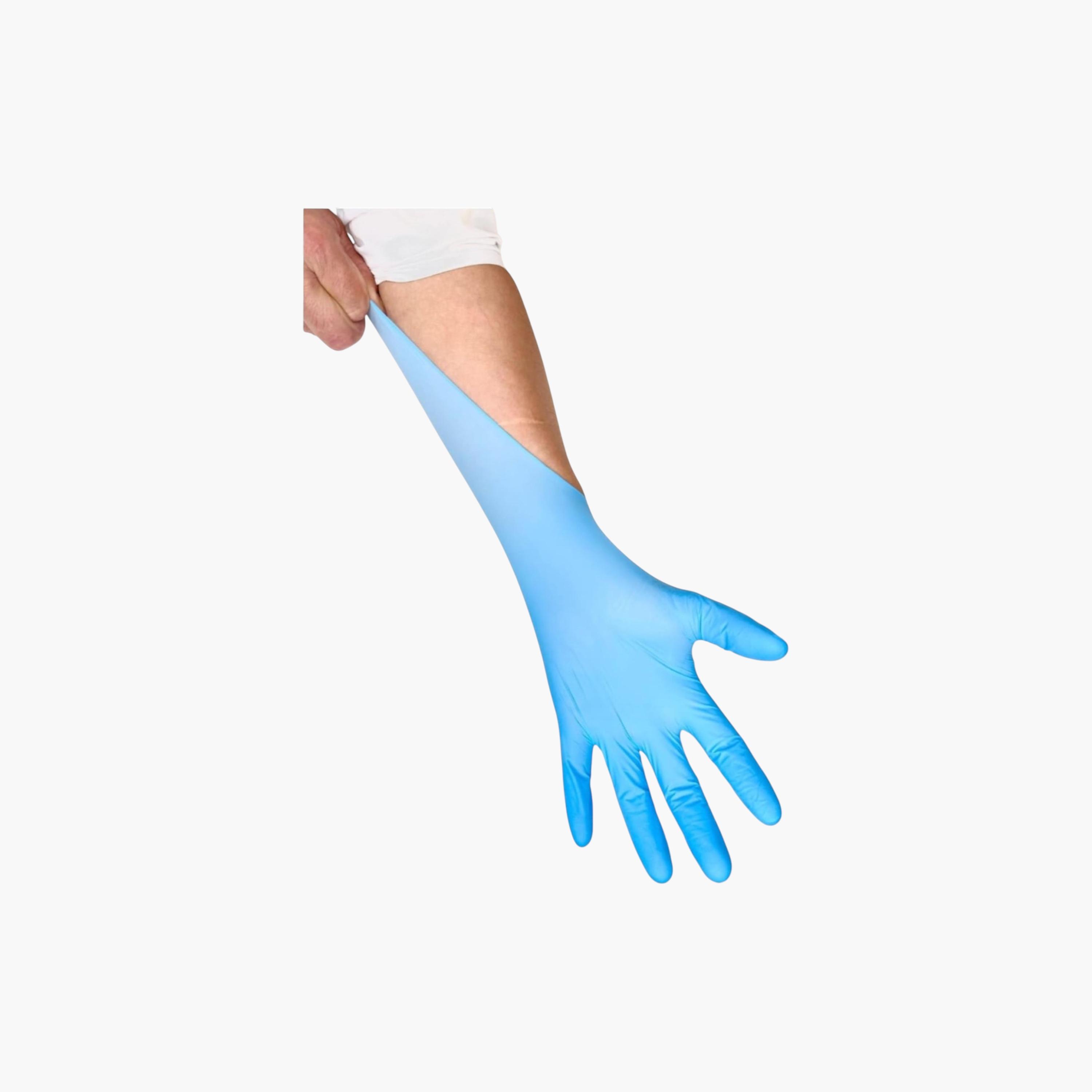 قفازات فحص أيم-اكس الطبية نيتريل خالية من البودرة من بيكابو، 100 قطعة، أزرق-baby-healthandsafety-thermometersandaspirators-image-6