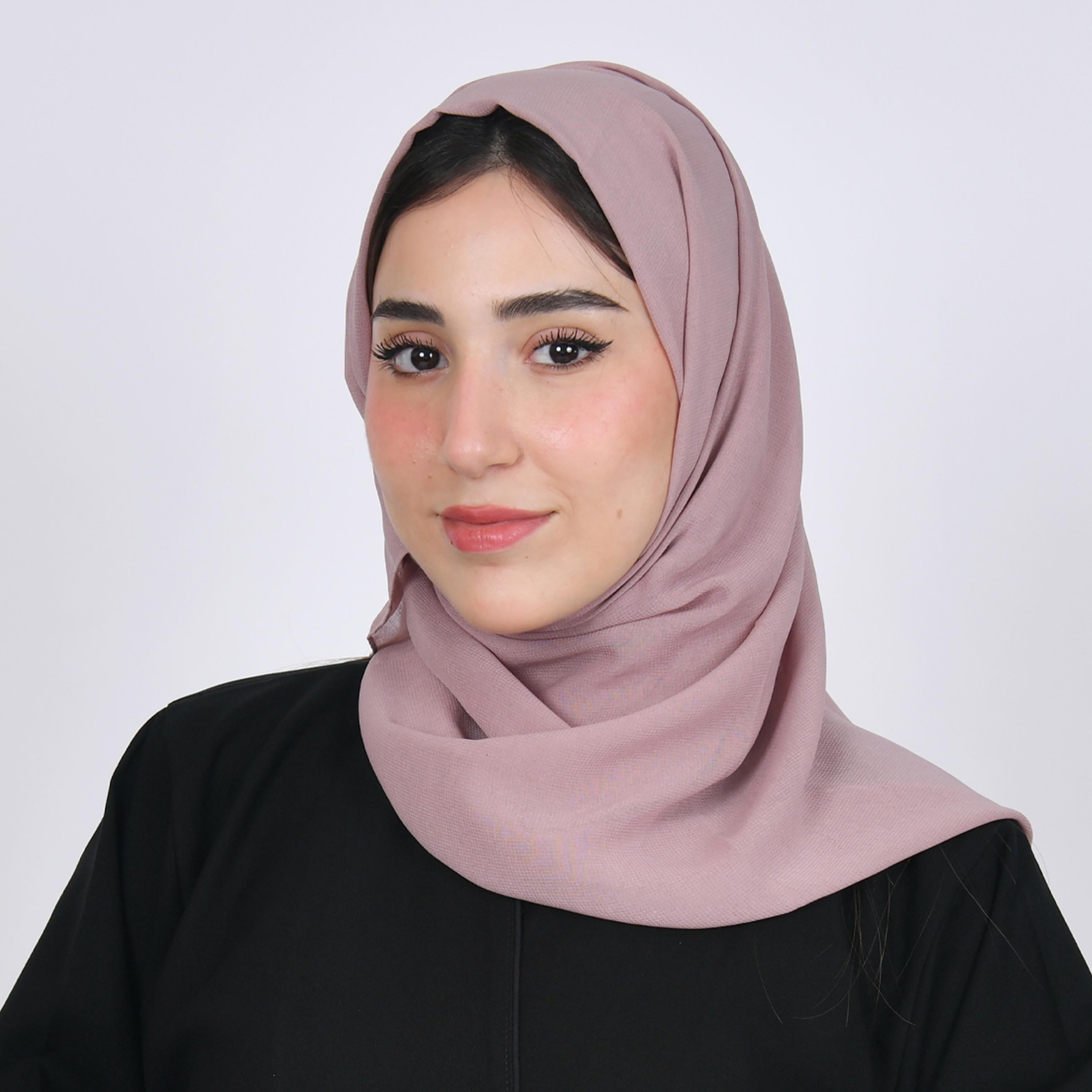 Hawraa Pink Textured Satin Hijab-women-arabicclothing-headscarf-hijab-image-1