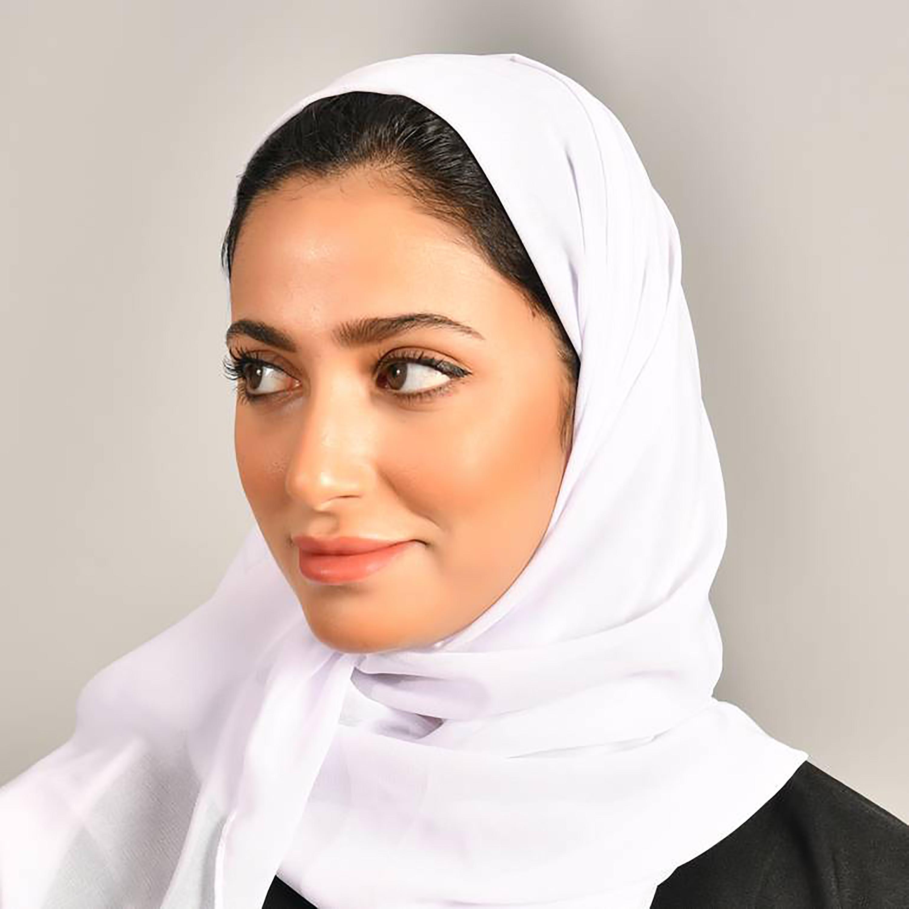 Hawraa White Plain Satin Hijab-women-arabicclothing-headscarf-hijab-image-2