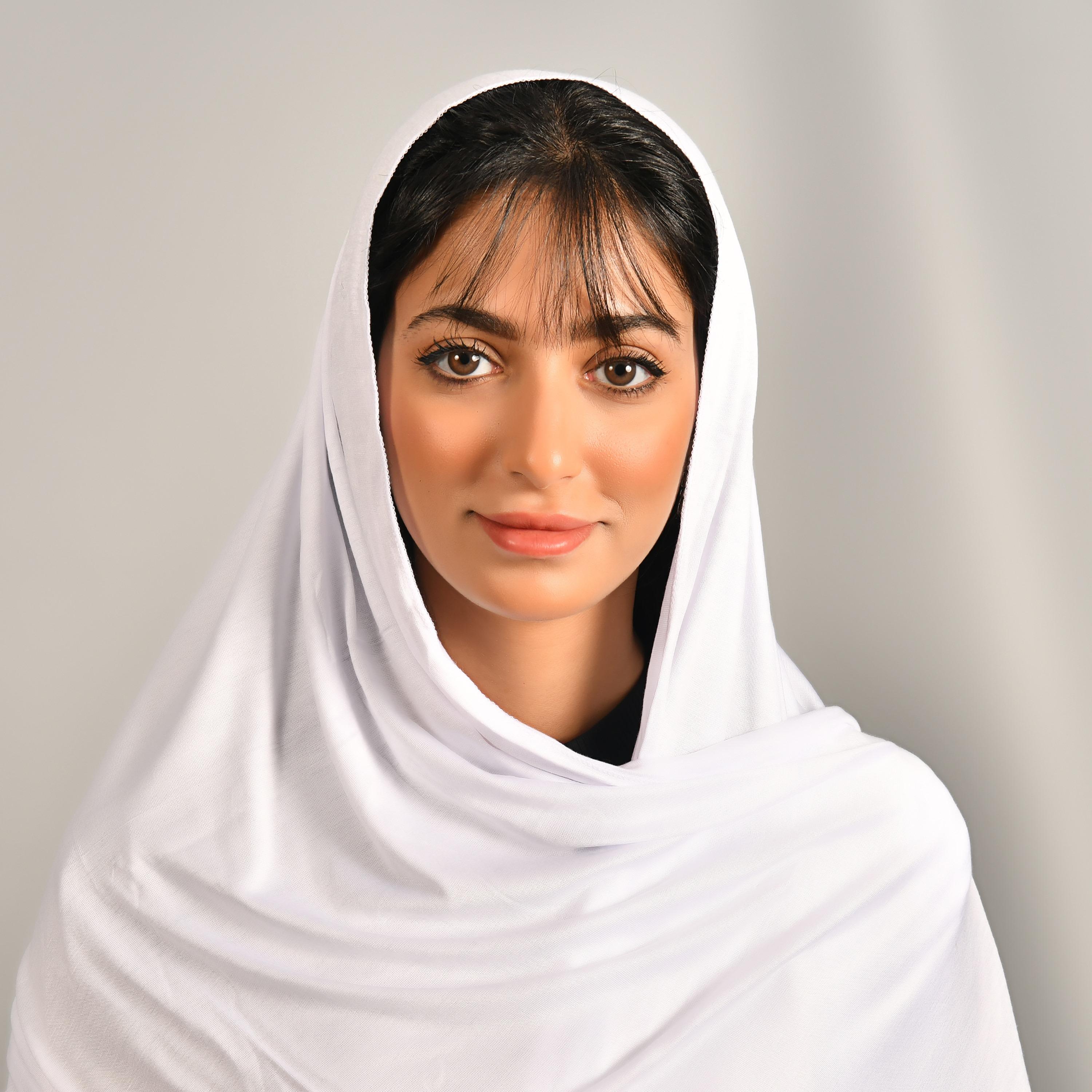 Hawraa White Linen Women's Hijab-women-arabicclothing-headscarf-hijab-image-1