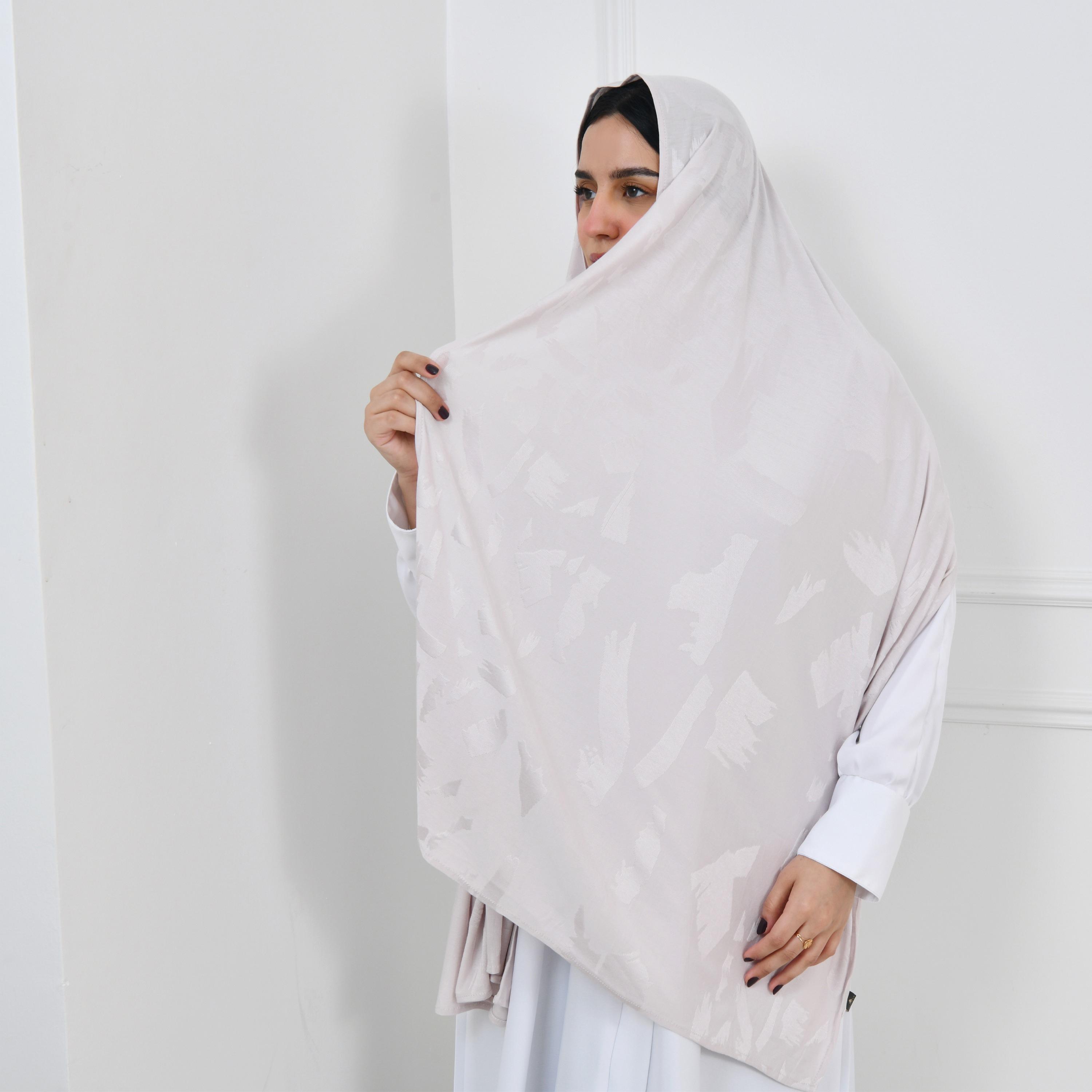 Hawraa Beige Women Hijab-women-arabicclothing-headscarf-hijab-image-4