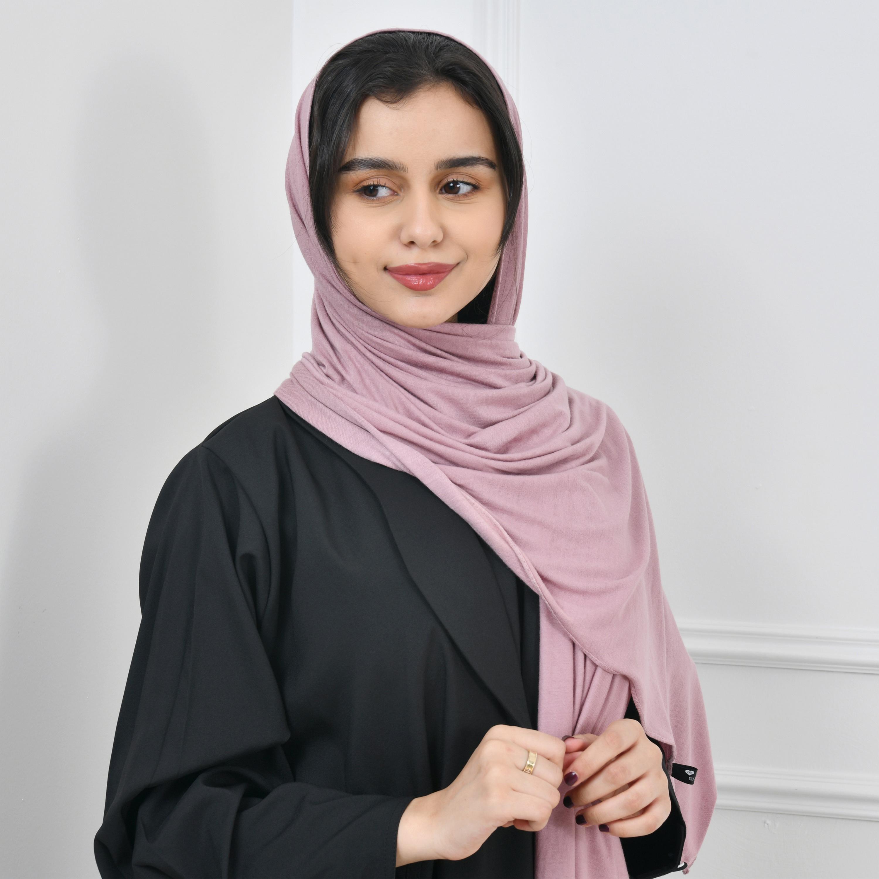 Hawraa Pink Women Hijab-women-arabicclothing-headscarf-hijab-image-1