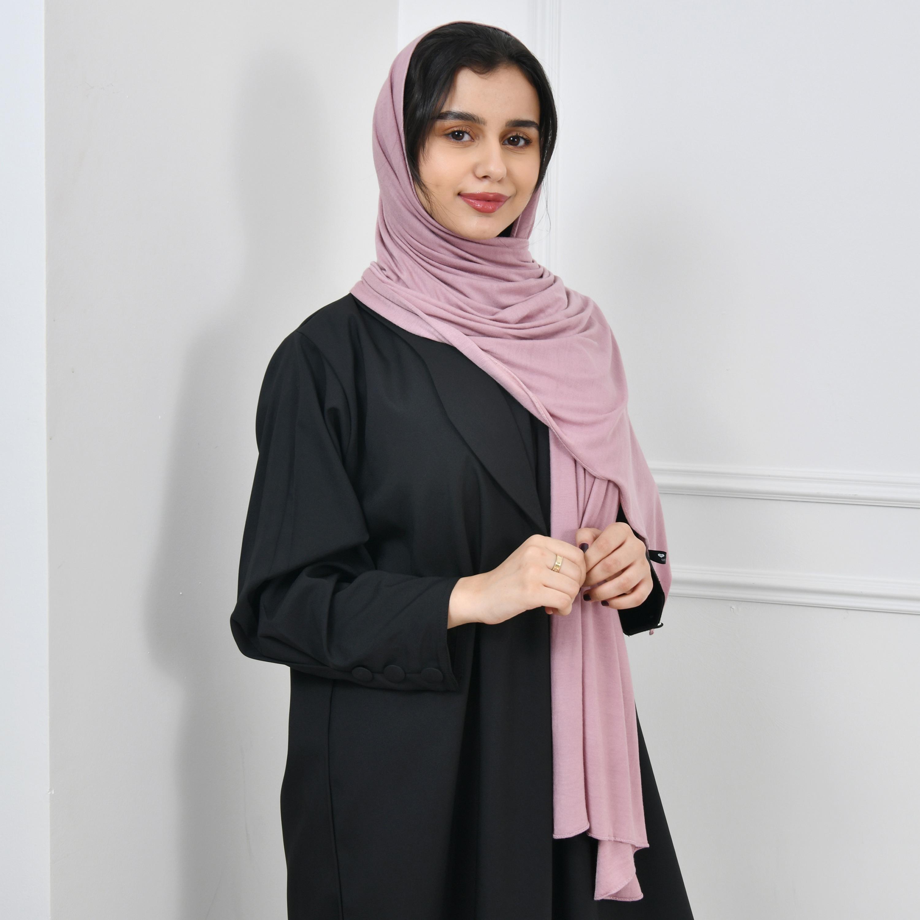 Hawraa Pink Women Hijab-women-arabicclothing-headscarf-hijab-image-3