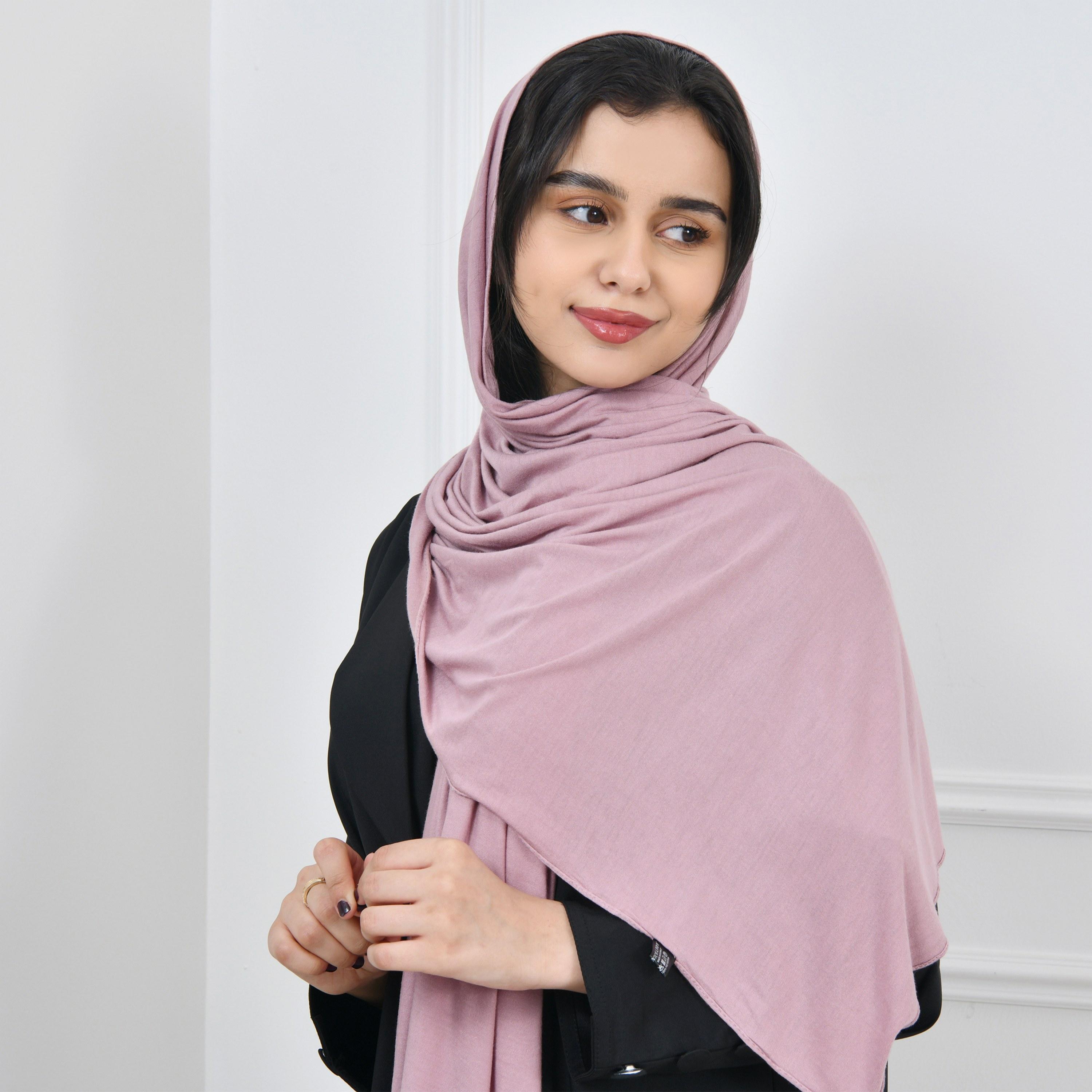 Hawraa Pink Women Hijab-women-arabicclothing-headscarf-hijab-image-4