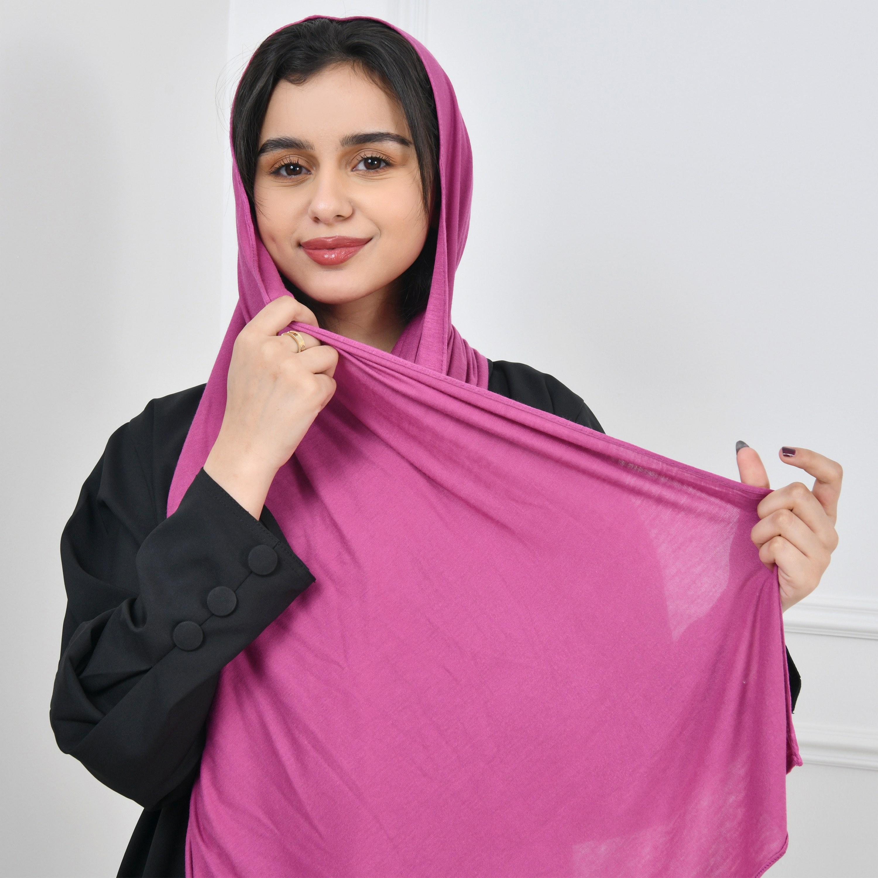 Hawraa Pink Women Hijab-women-arabicclothing-headscarf-hijab-image-1