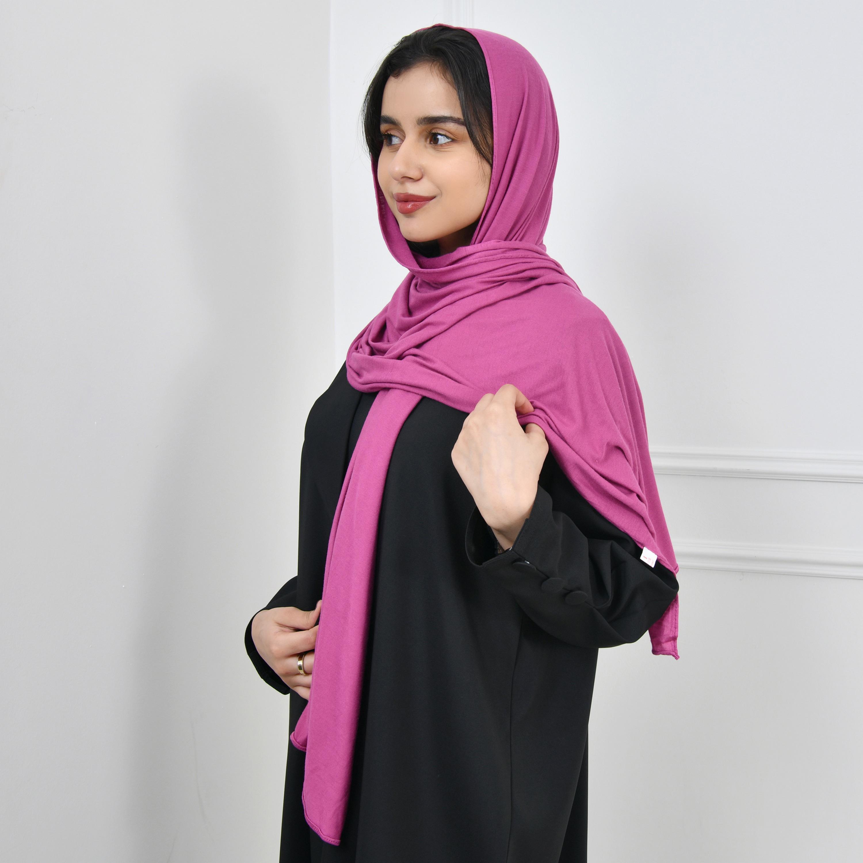 Hawraa Pink Women Hijab-women-arabicclothing-headscarf-hijab-image-4