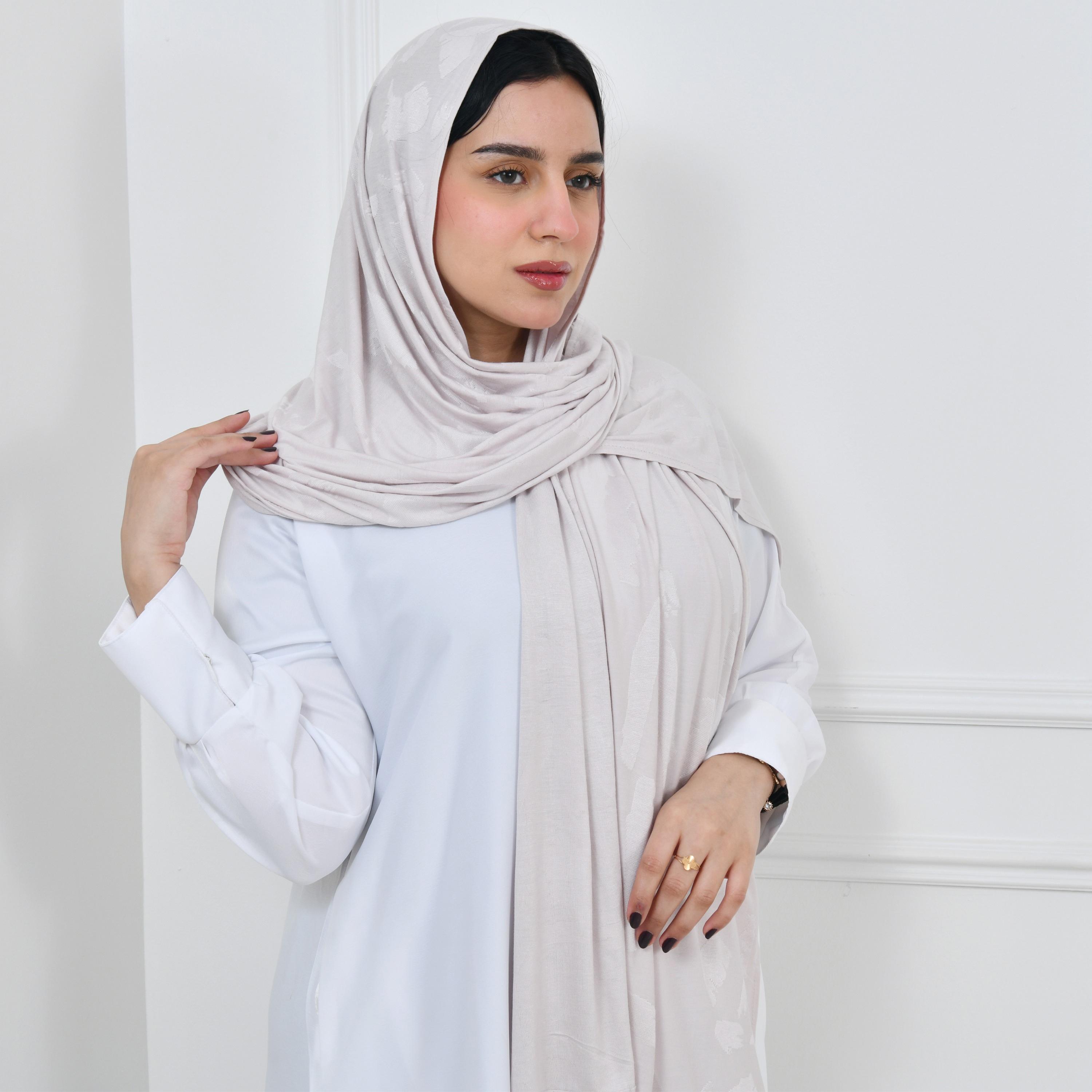 Hawraa Beige Women Hijab-women-arabicclothing-headscarf-hijab-image-3