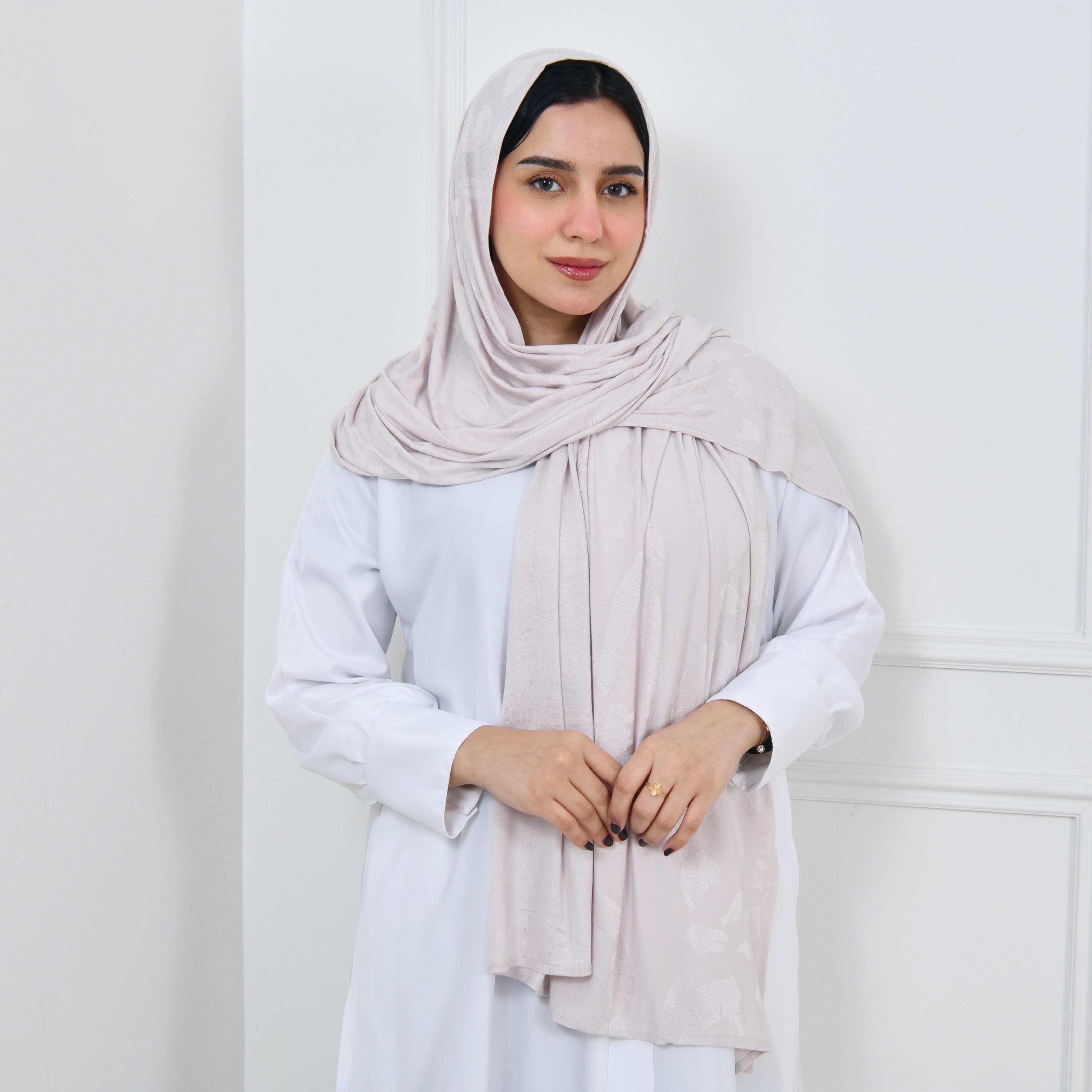 Hawraa Beige Women Hijab-women-arabicclothing-headscarf-hijab-image-4