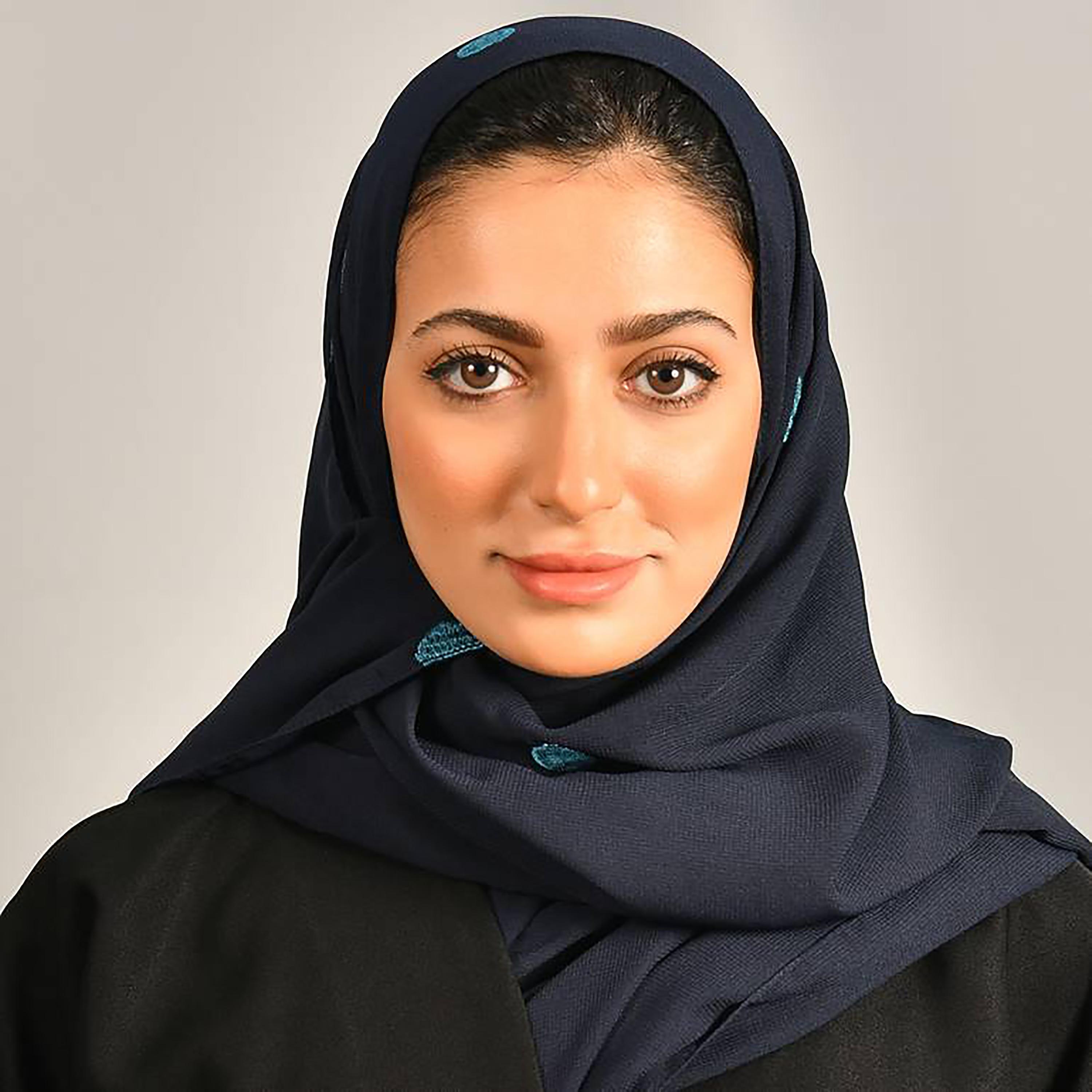 Hawraa Navy Blue Embroidered Satin Hijab-women-arabicclothing-headscarf-hijab-image-1