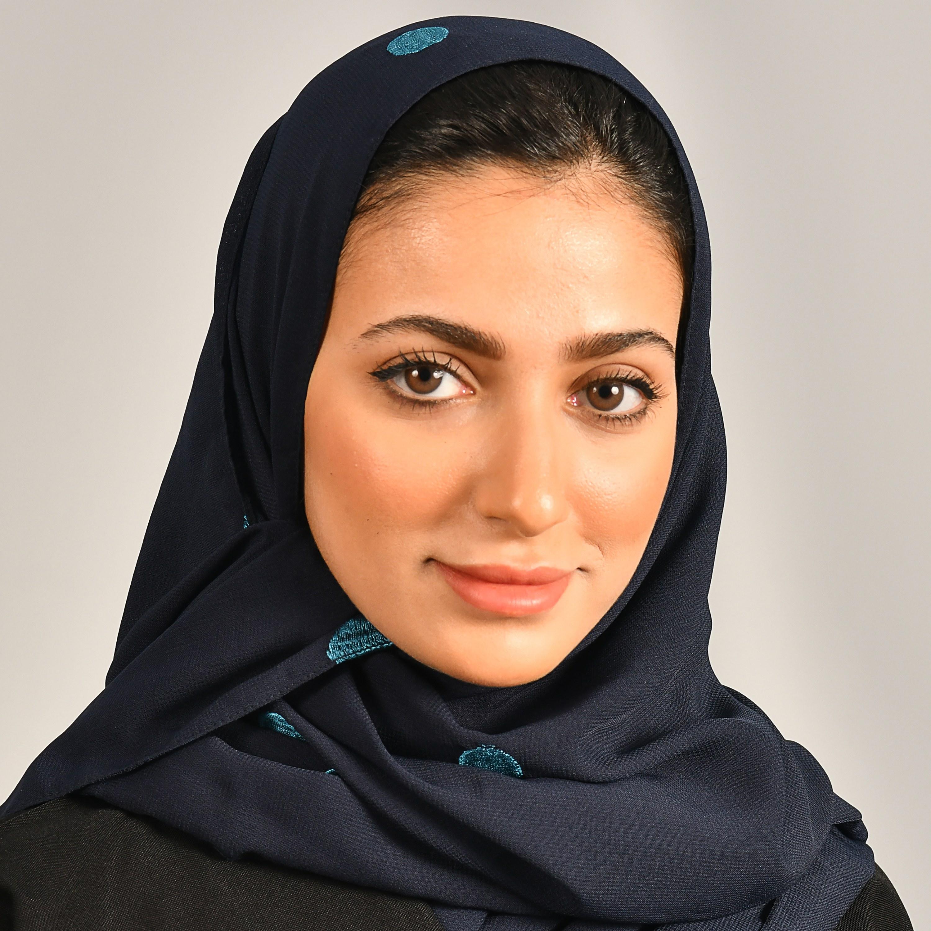 Hawraa Navy Blue Embroidered Satin Hijab-women-arabicclothing-headscarf-hijab-image-2