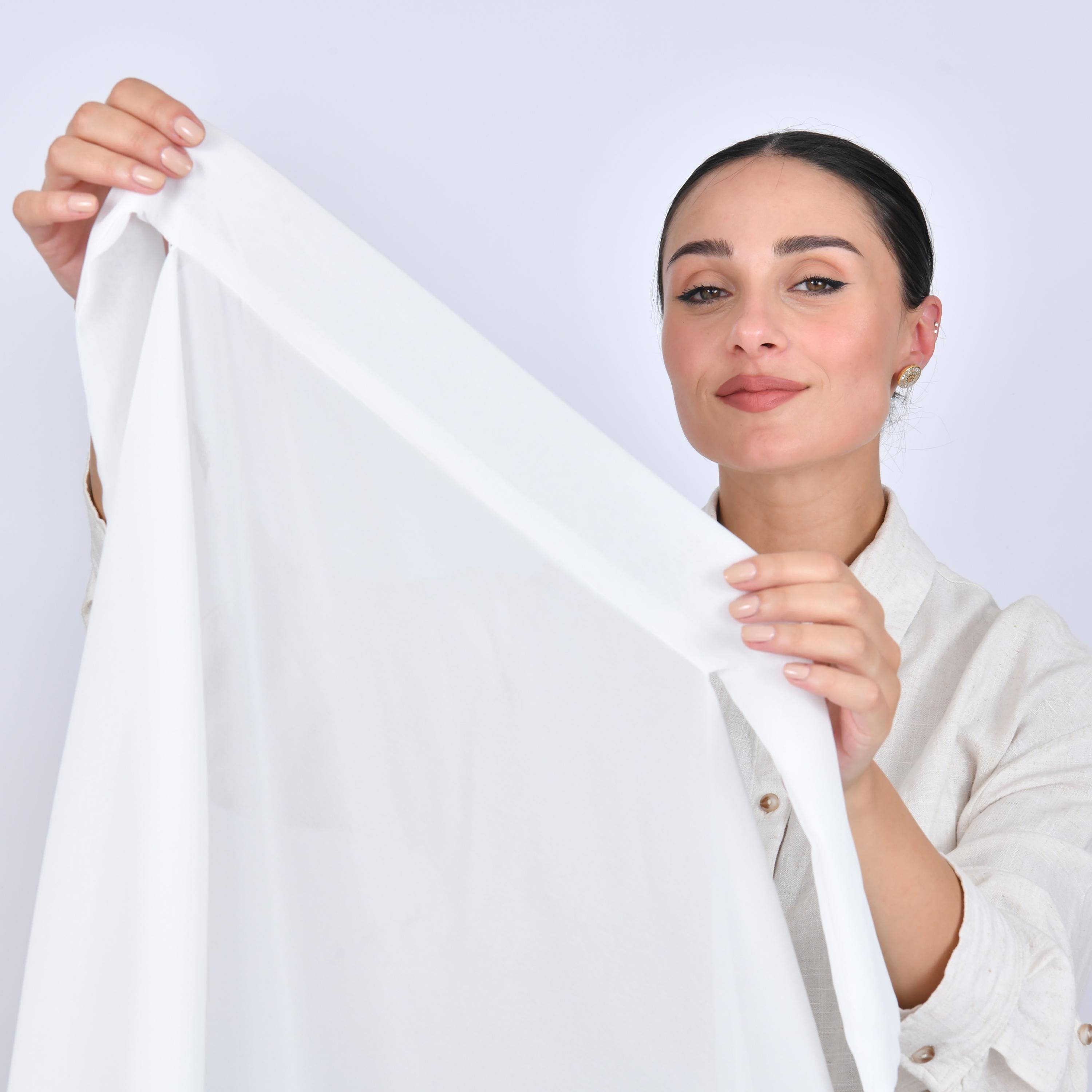 Hawraa White Linen Women's Hijab-women-arabicclothing-headscarf-hijab-image-8