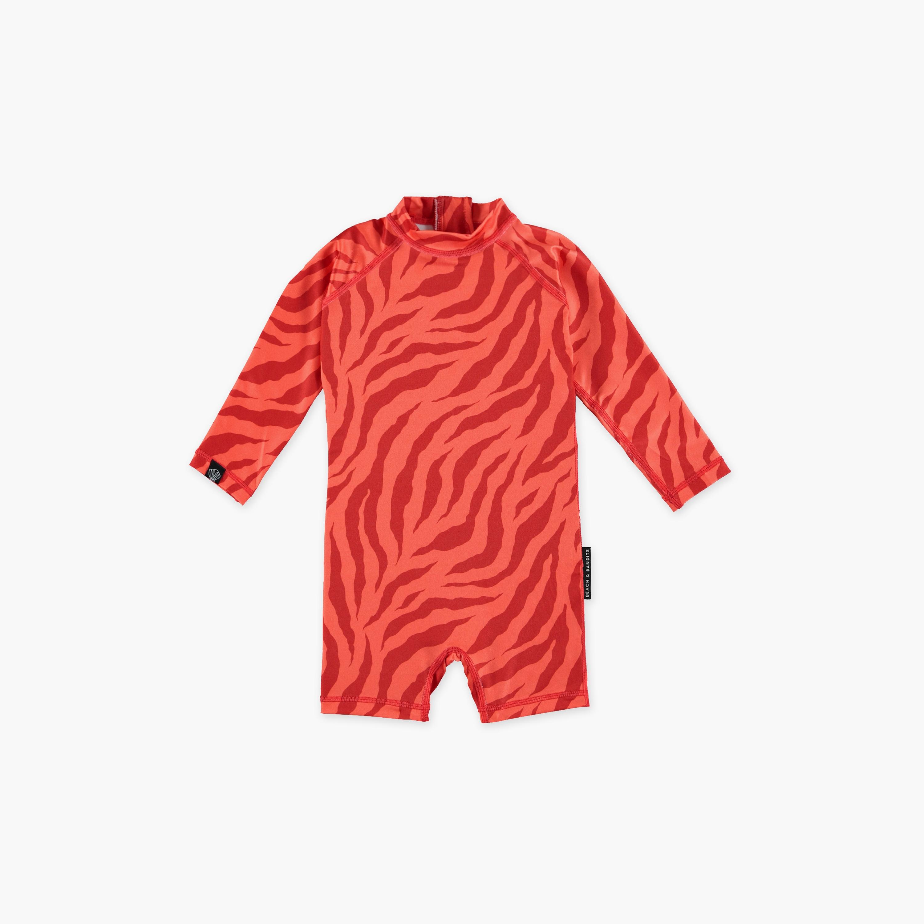 Beach & Bandits Stripes Of Love Printed Swimsuit-baby-boys-clothing-swimwear-image-1