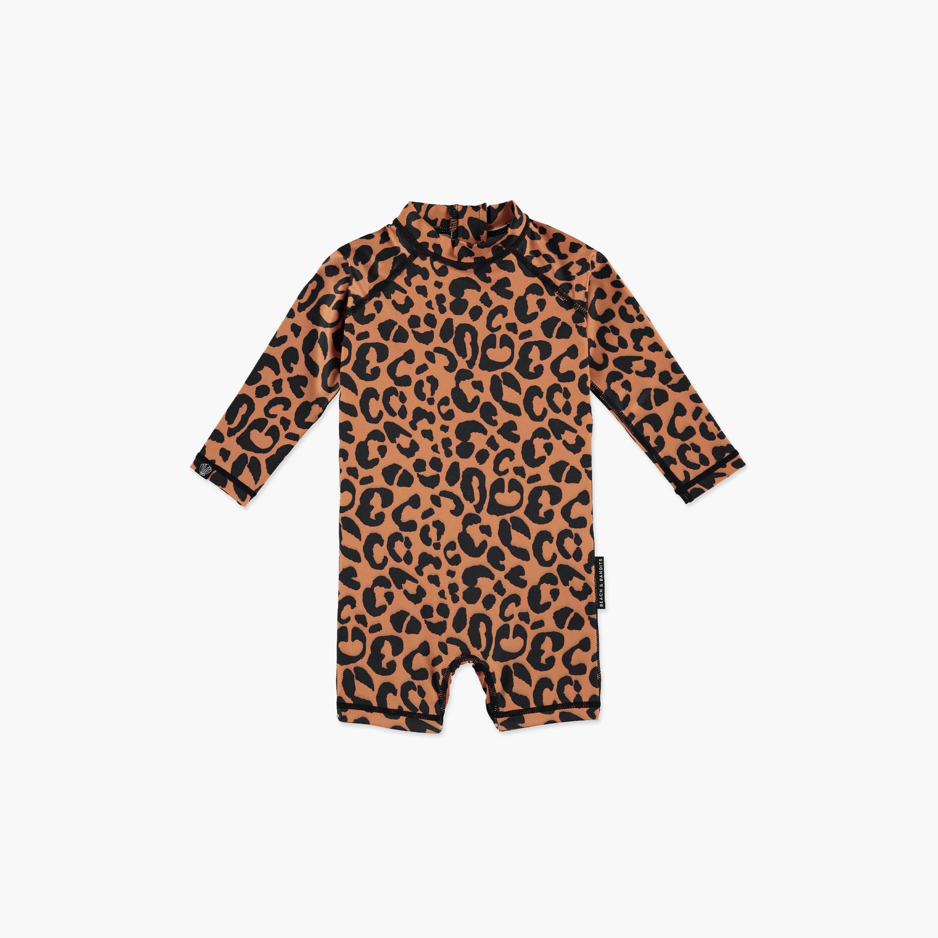 Beach & Bandits Coco Leopard Printed Swimsuit-baby-boys-clothing-swimwear-image-1