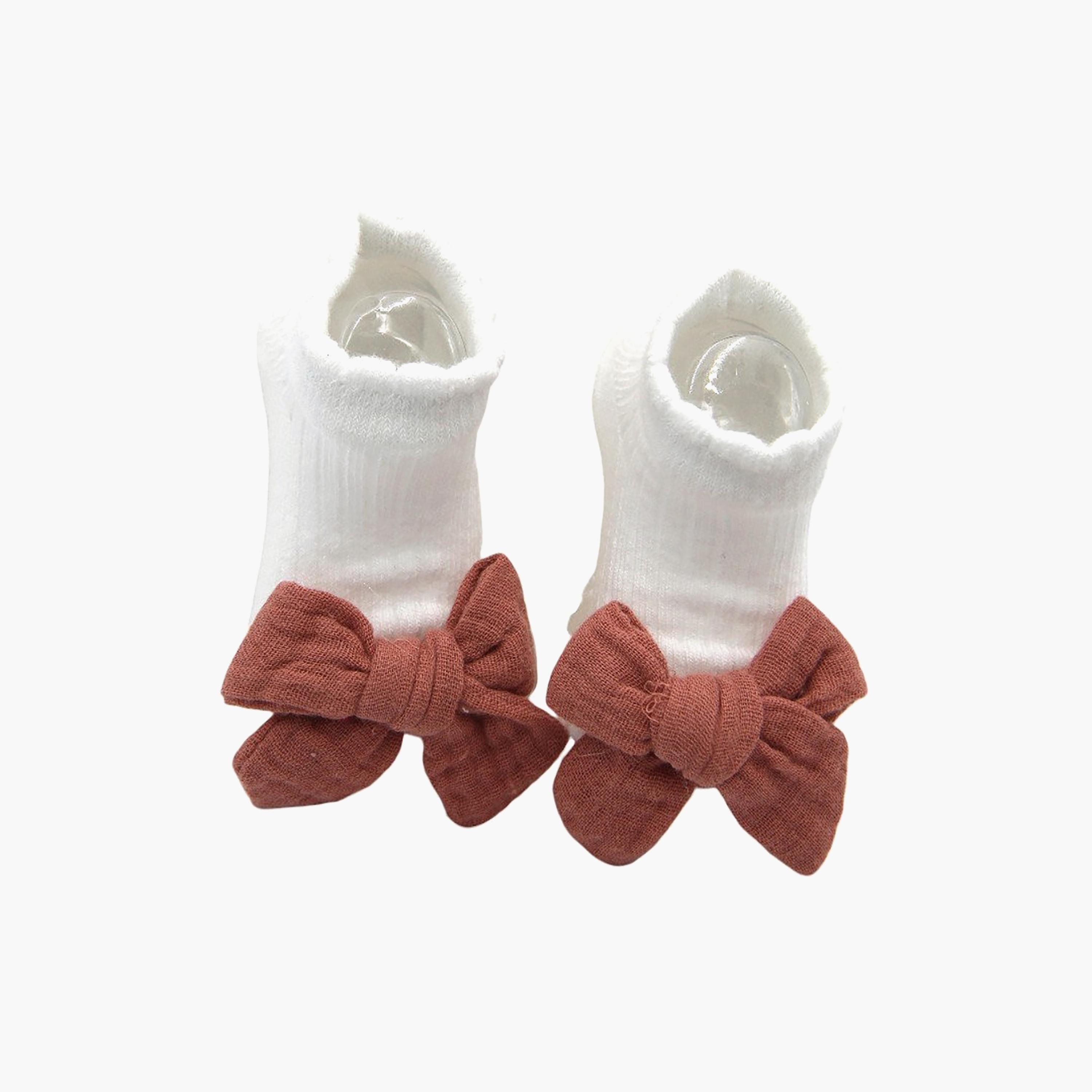 Bambimici Anika Socks & Ribbon Bow Headband Set-baby-girls-accessories-socks-image-1