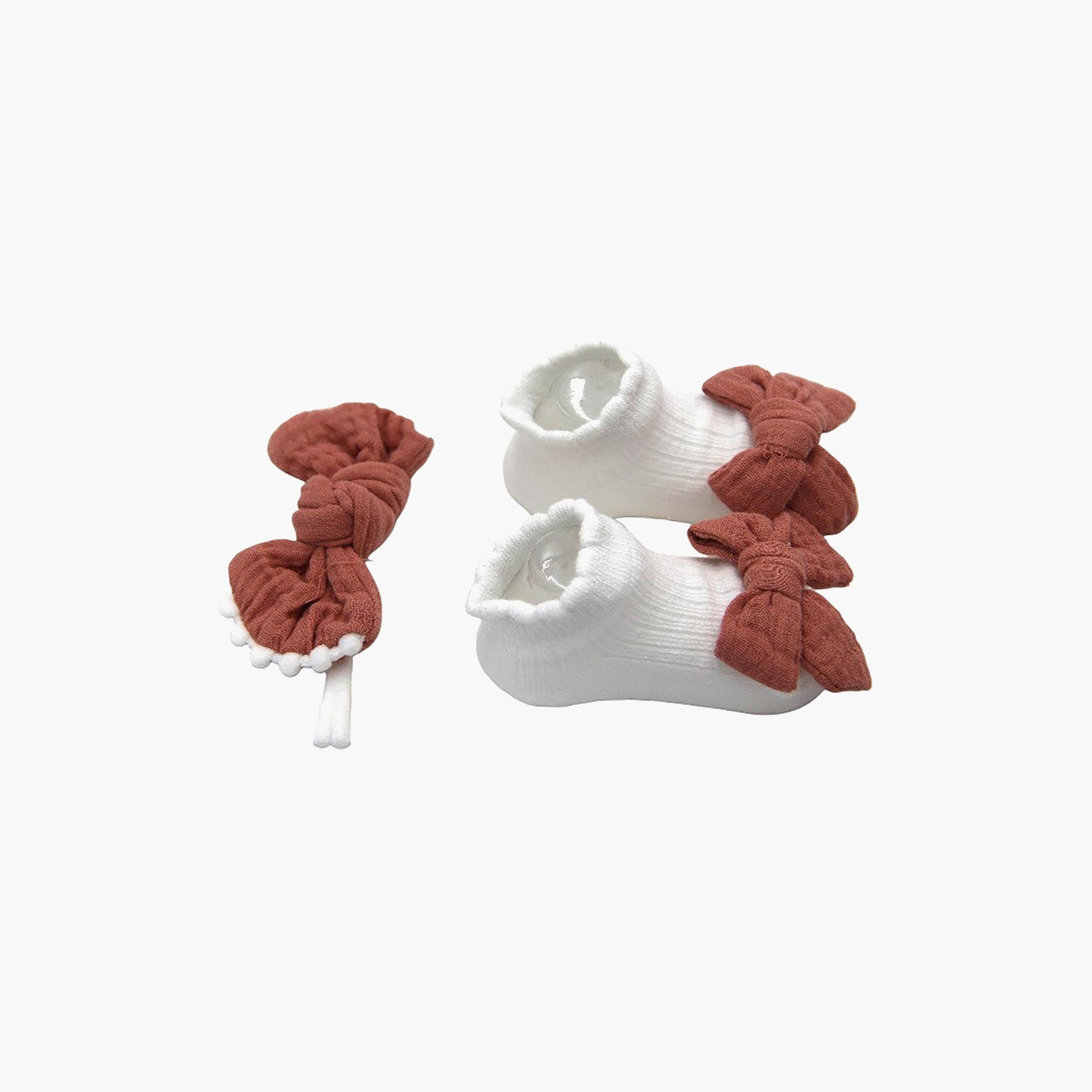 Bambimici Anika Socks & Ribbon Bow Headband Set-baby-girls-accessories-socks-image-3