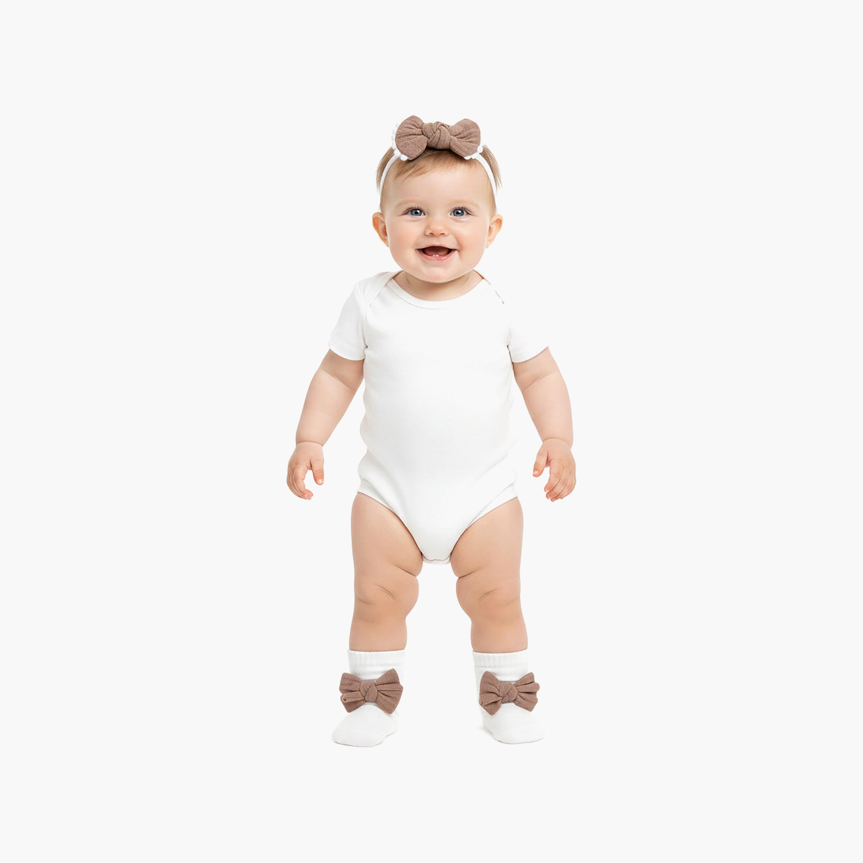 Bambimici Anika Socks & Ribbon Bow Headband Set-baby-girls-accessories-socks-image-2