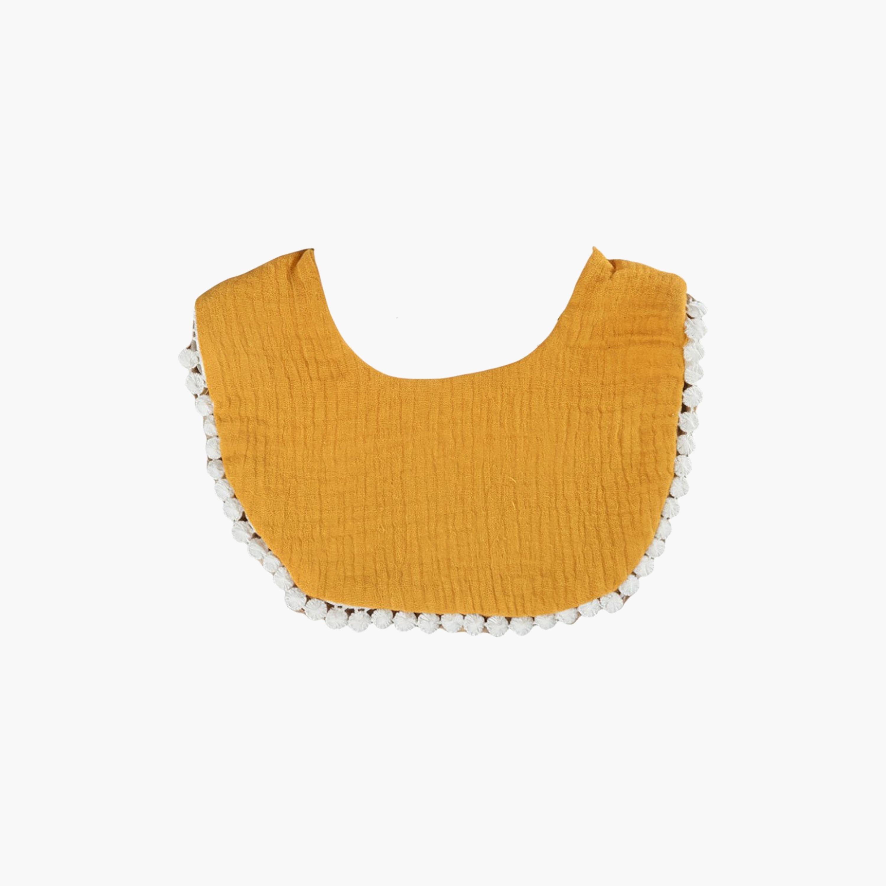 Bambimici Sophia Bib & Ribbon Headband Set-baby-feeding-bibs-image-3