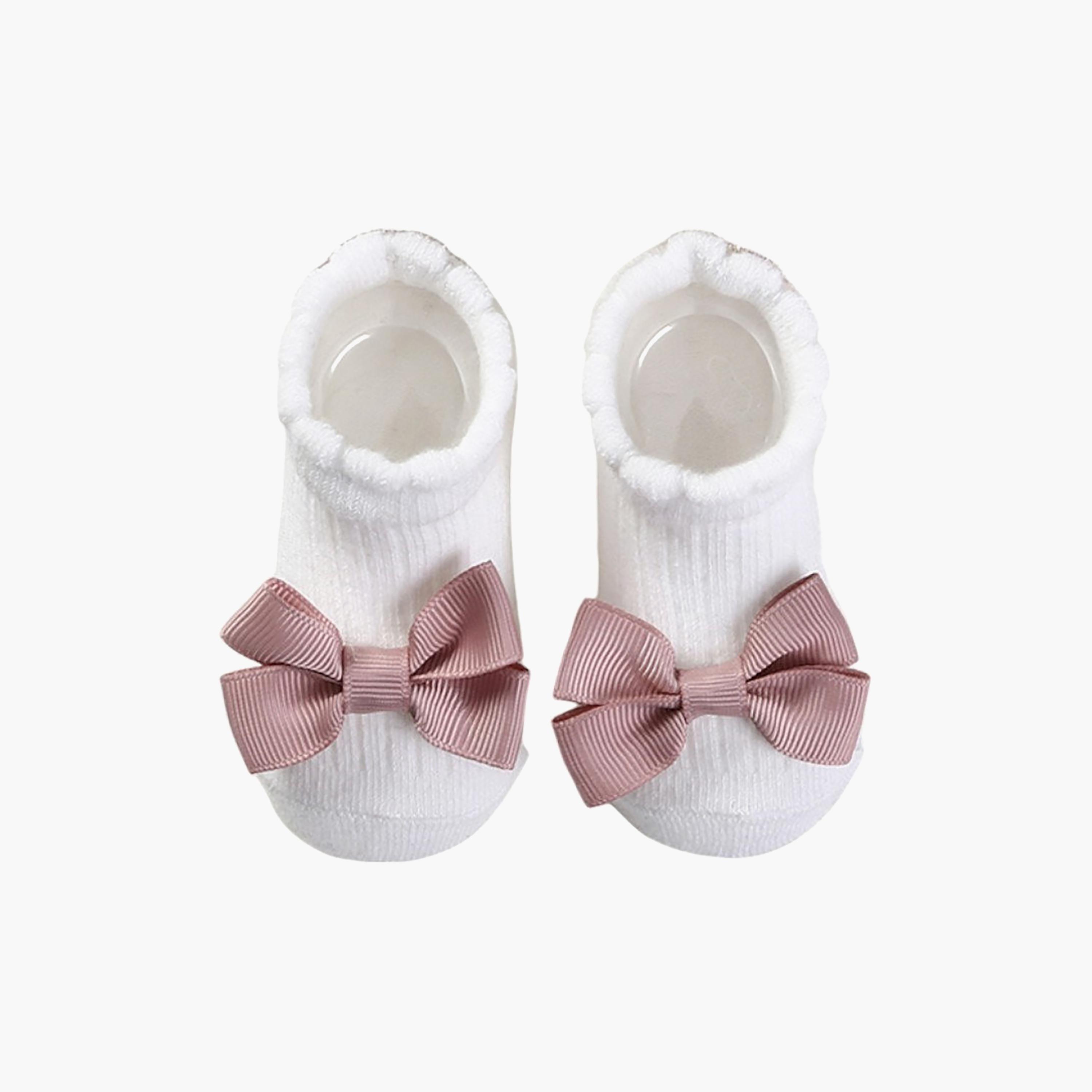 Bambimici Anika Socks & Ribbon Bow Headband Set-baby-girls-accessories-socks-image-3