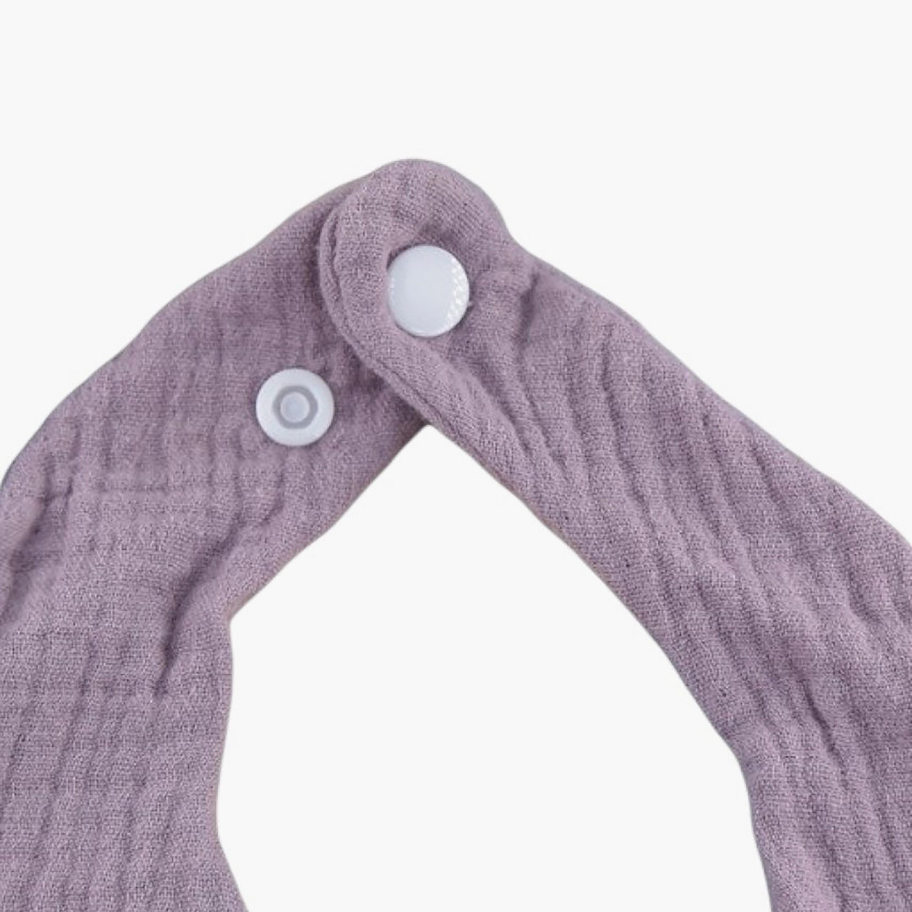 Bambimici Camila Tie & Bow Ribbon Headband & Bib Set-baby-feeding-bibs-image-2
