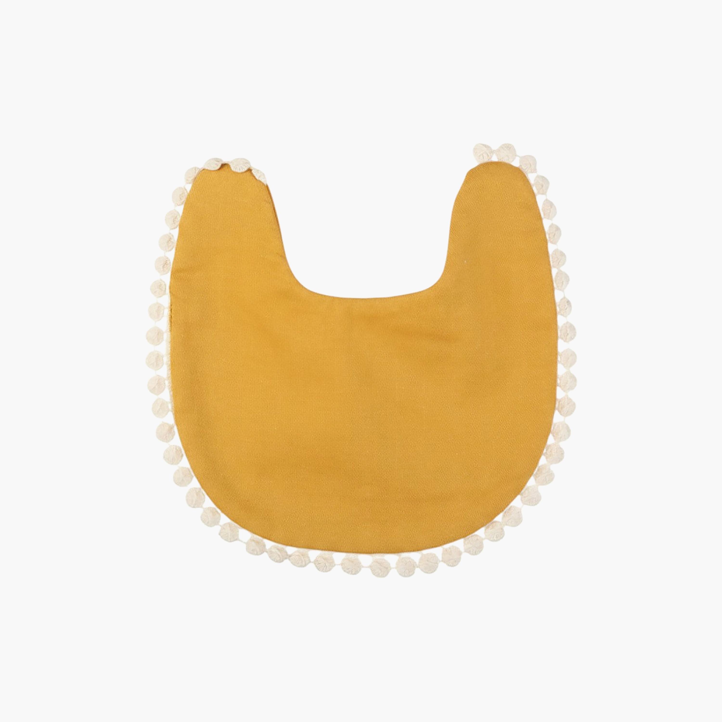 Bambimici Stealla Small Ribbon Headband and Baby Bib Set-baby-feeding-bibs-image-4