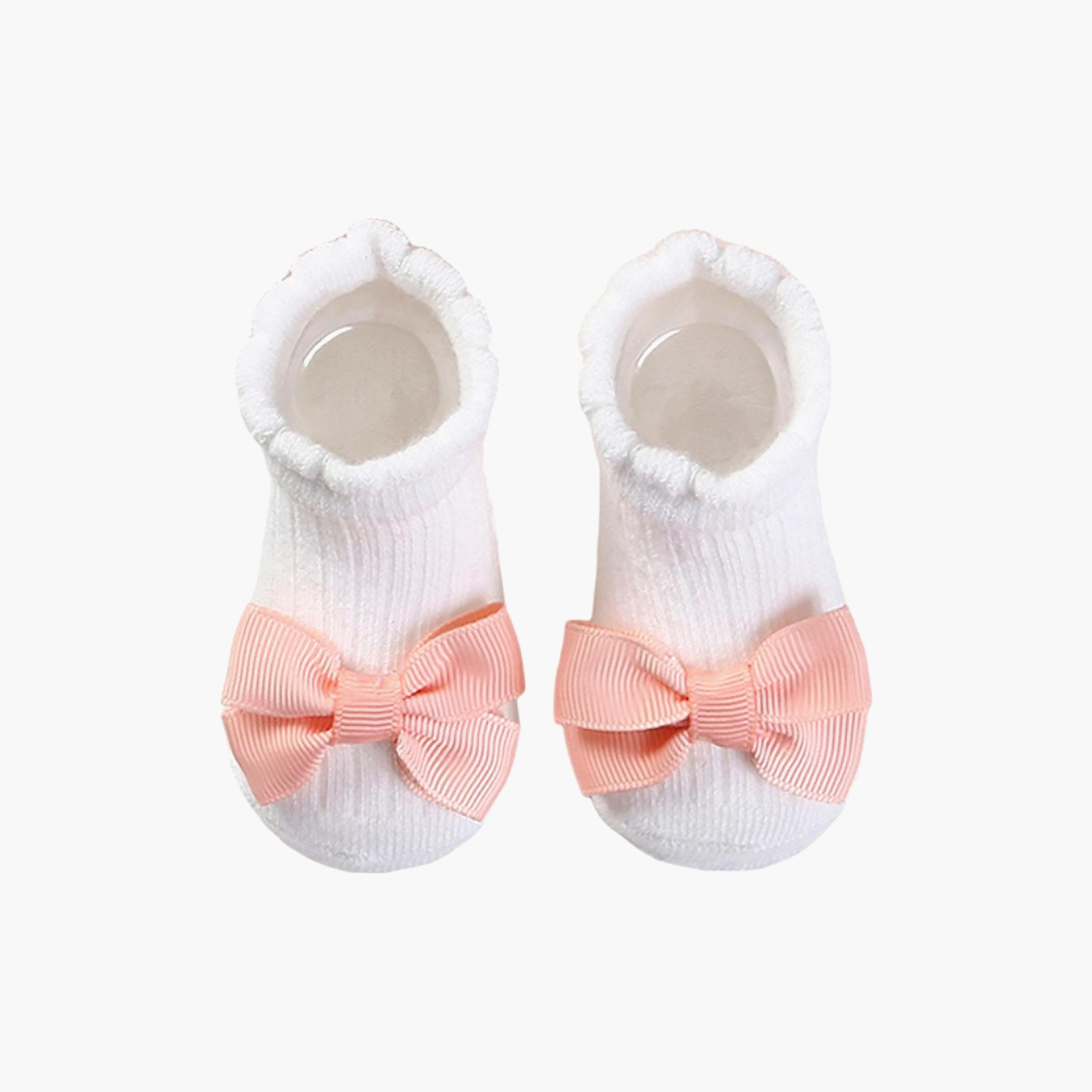 Bambimici Anika Socks & Ribbon Bow Headband Set-baby-girls-accessories-socks-image-2