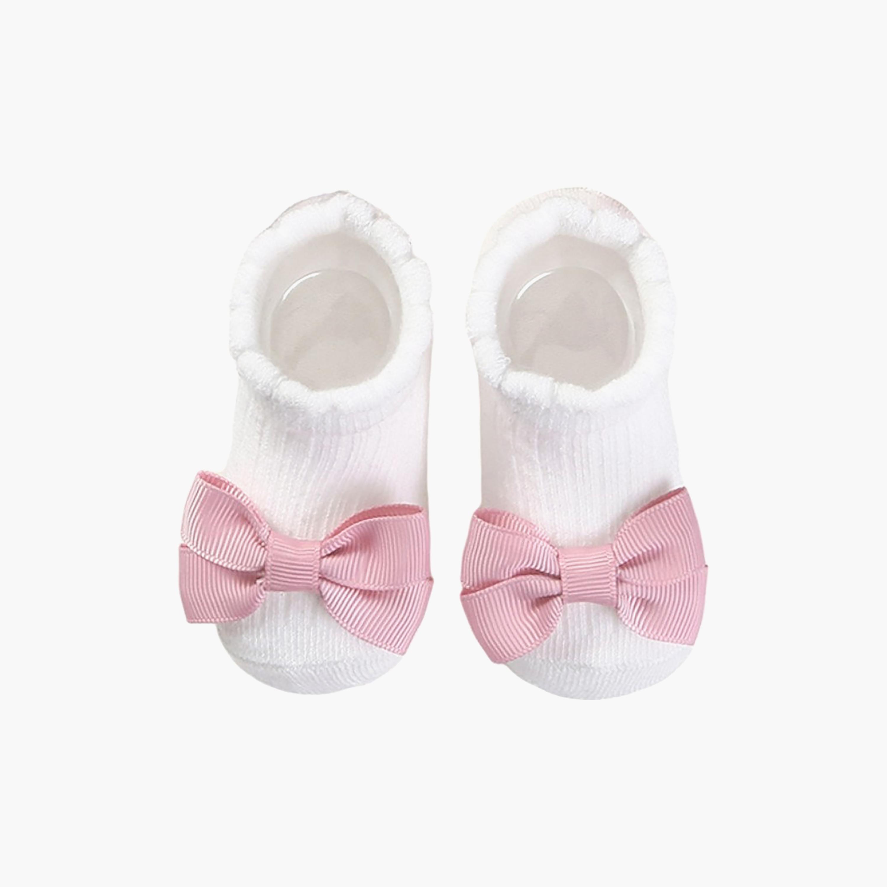 طقم جوارب "عالية" وعصابة رأس بفيونكة كبيرة لطيفة من بامبيميتشي-girls-accessories-socks-image-2