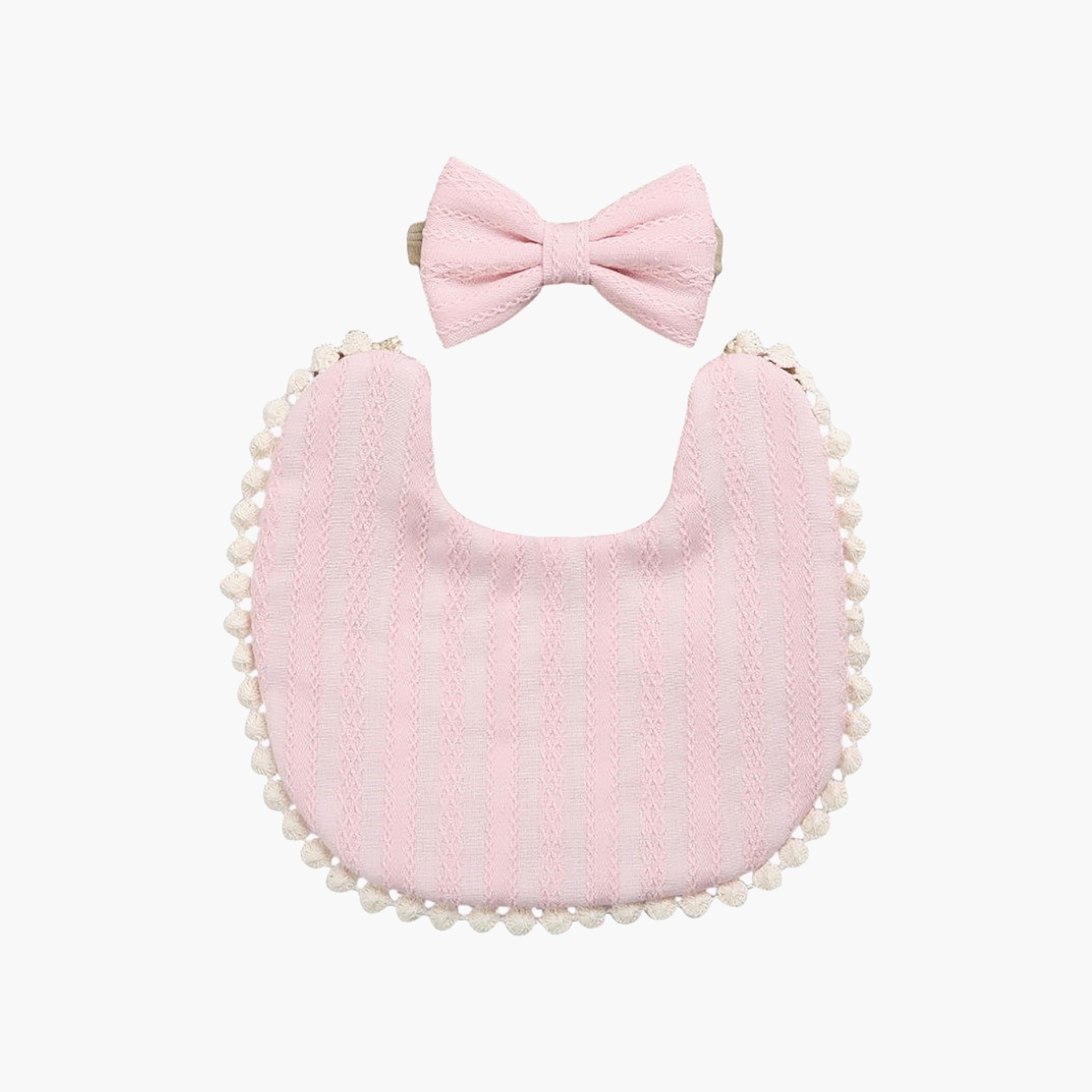 Bambimici Angelica Bib & Headband-baby-feeding-bibs-image-1