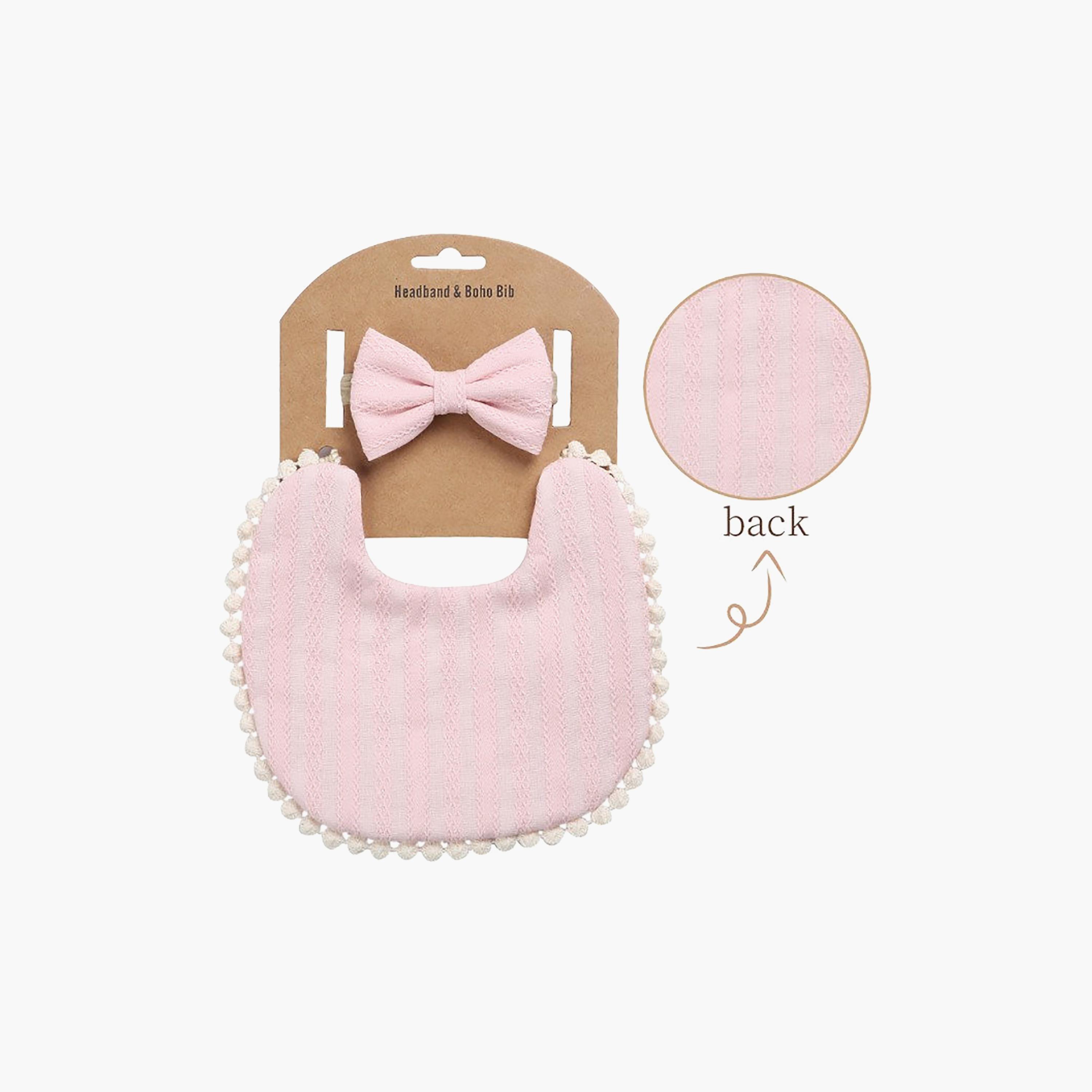 Bambimici Angelica Bib & Headband-baby-feeding-bibs-image-2