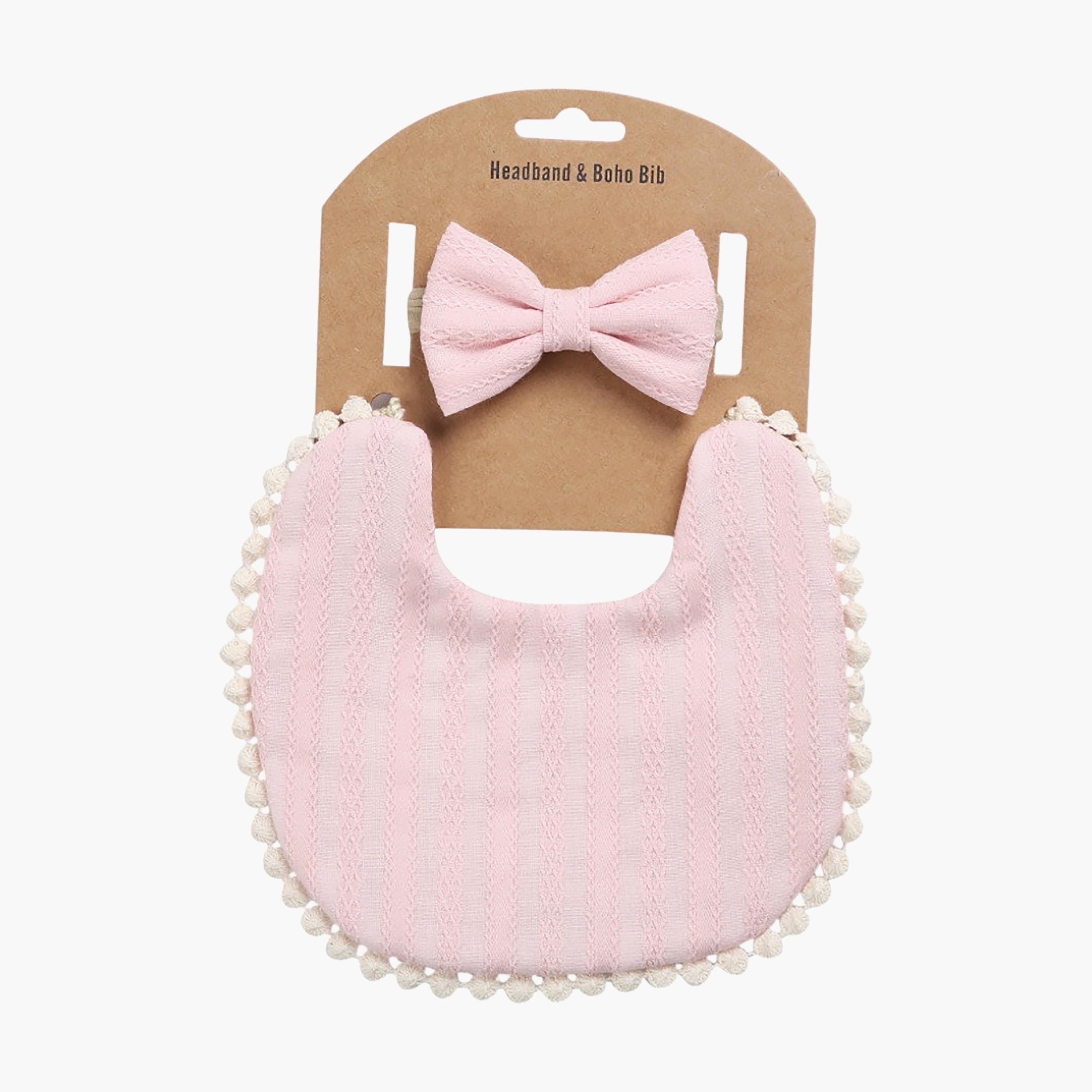 Bambimici Angelica Bib & Headband-baby-feeding-bibs-image-3