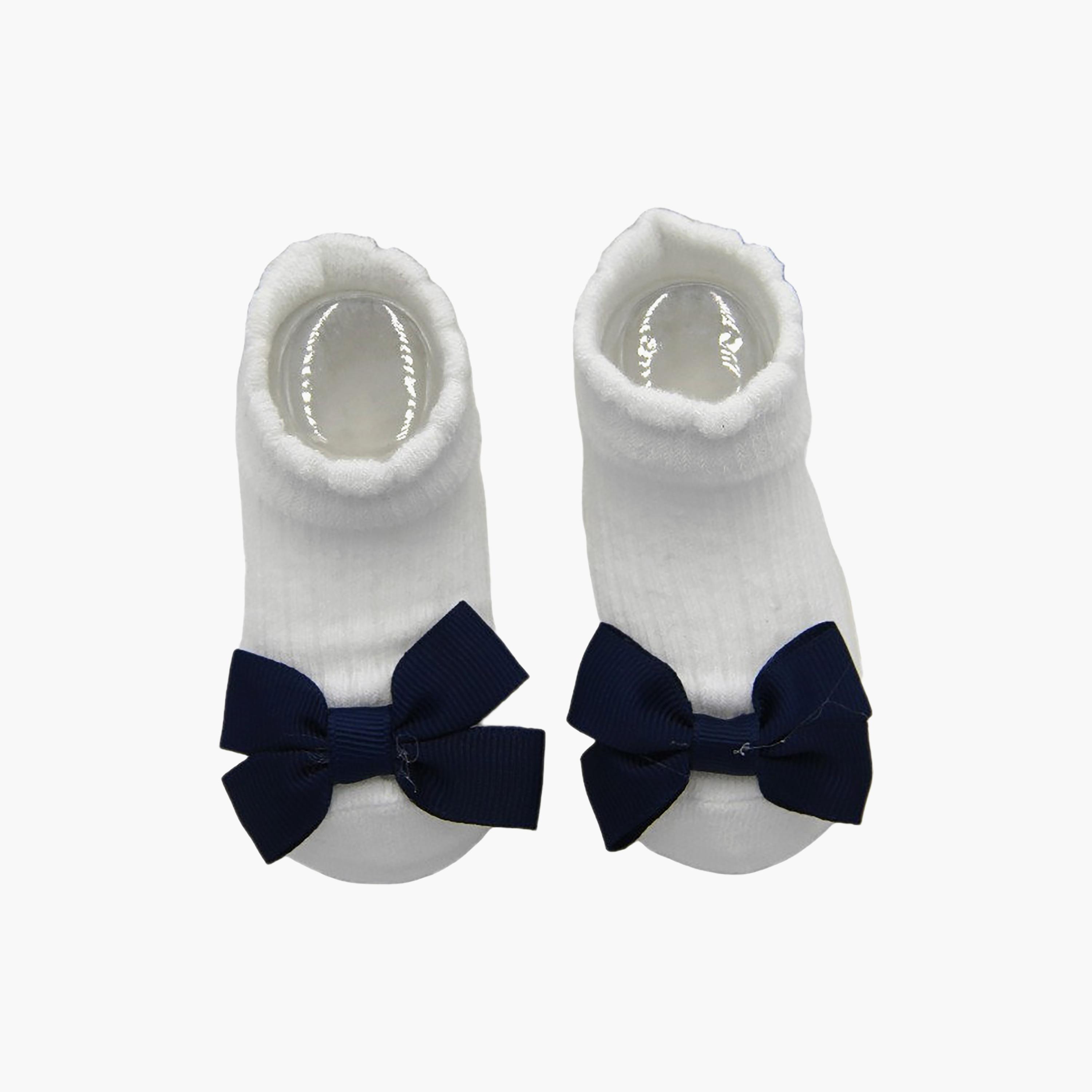Bambimici Anika Socks & Ribbon Bow Headband Set-baby-girls-accessories-socks-image-2
