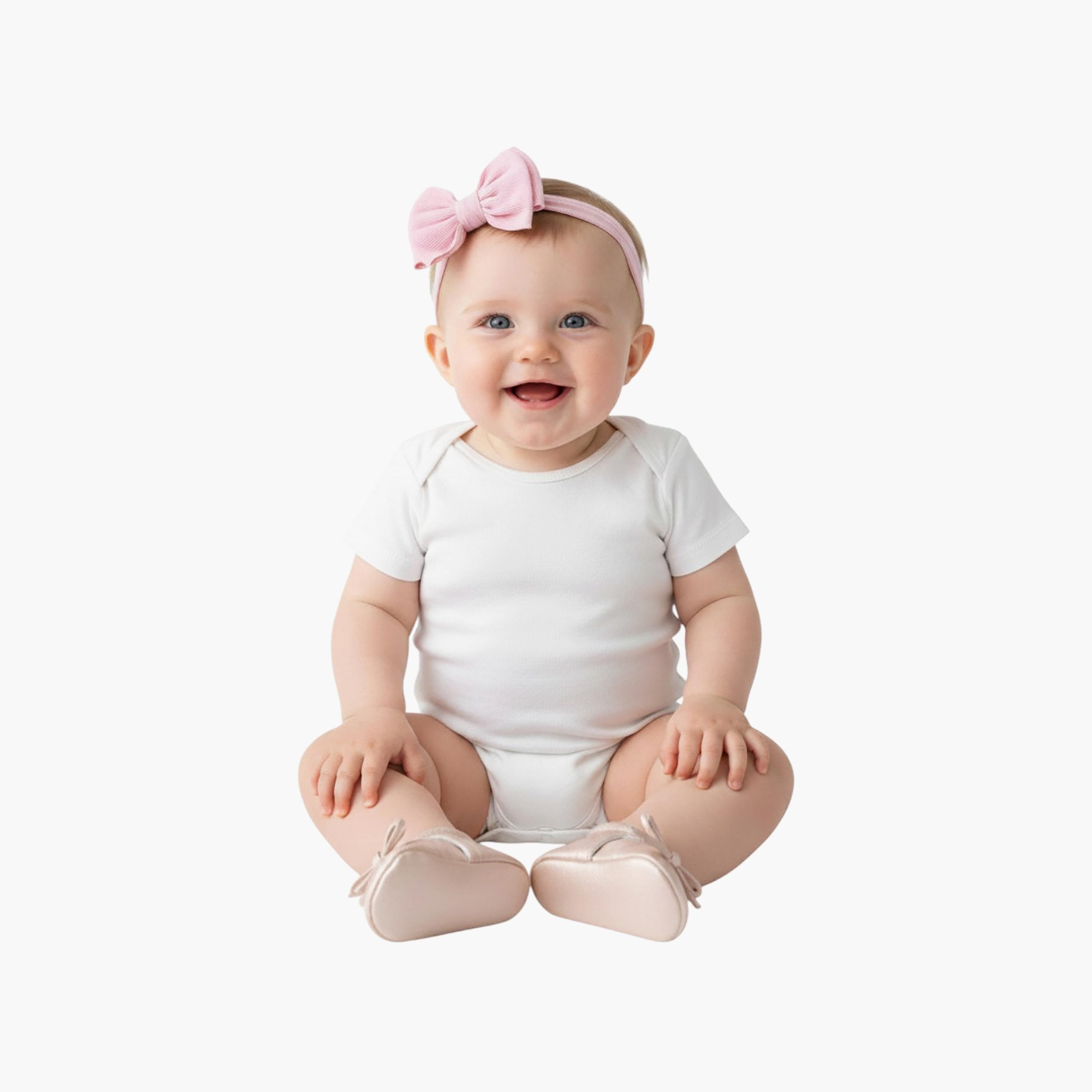 Bambimici Ava Small Ribbon Headband & Bib Set-baby-feeding-bibs-image-3