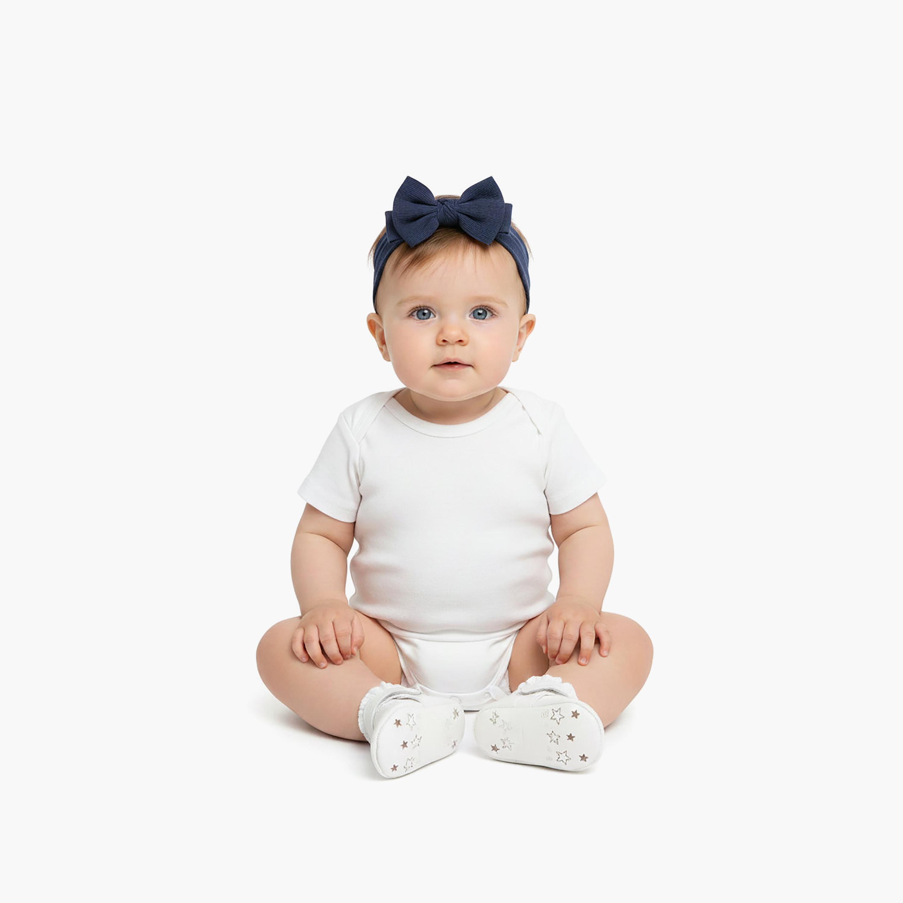 Bambimici Ava Small Ribbon Headband & Bib Set-baby-feeding-bibs-image-3