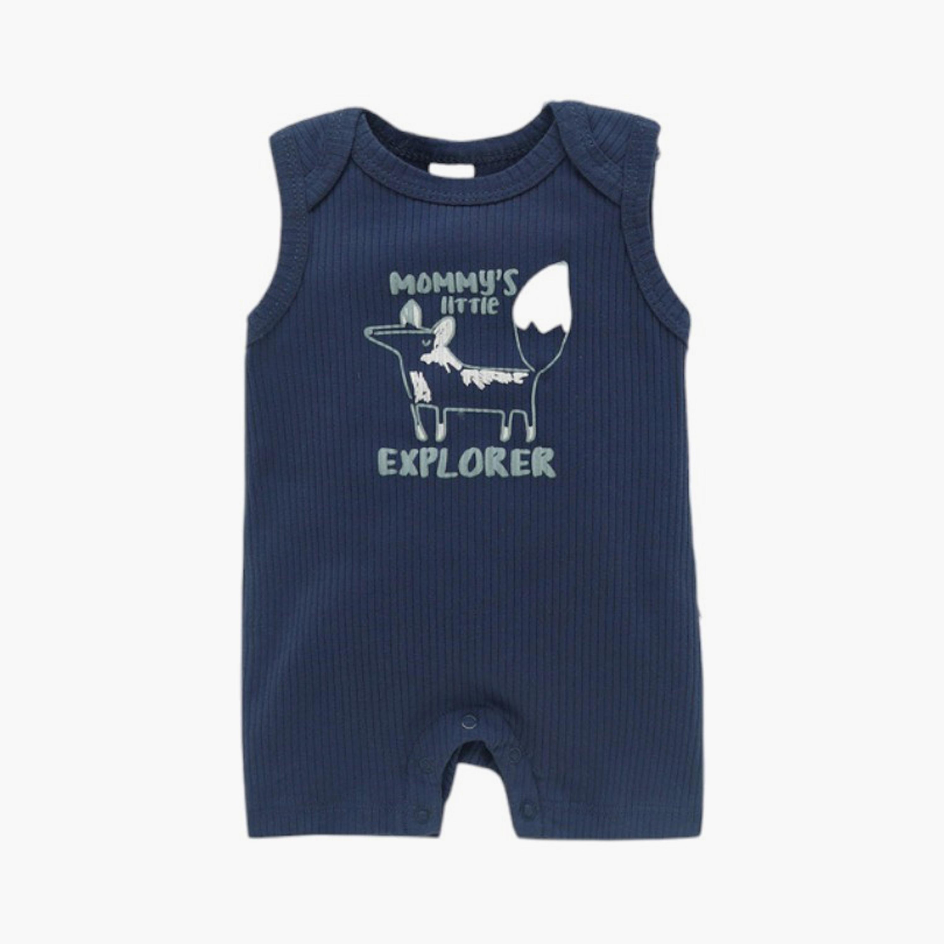 بودي سوت بأكمام قصيرة وطبعة حيوانات مع زوج من الجوارب قطعتين من بامبيميسي-baby-boys-clothing-multipacks-image-2