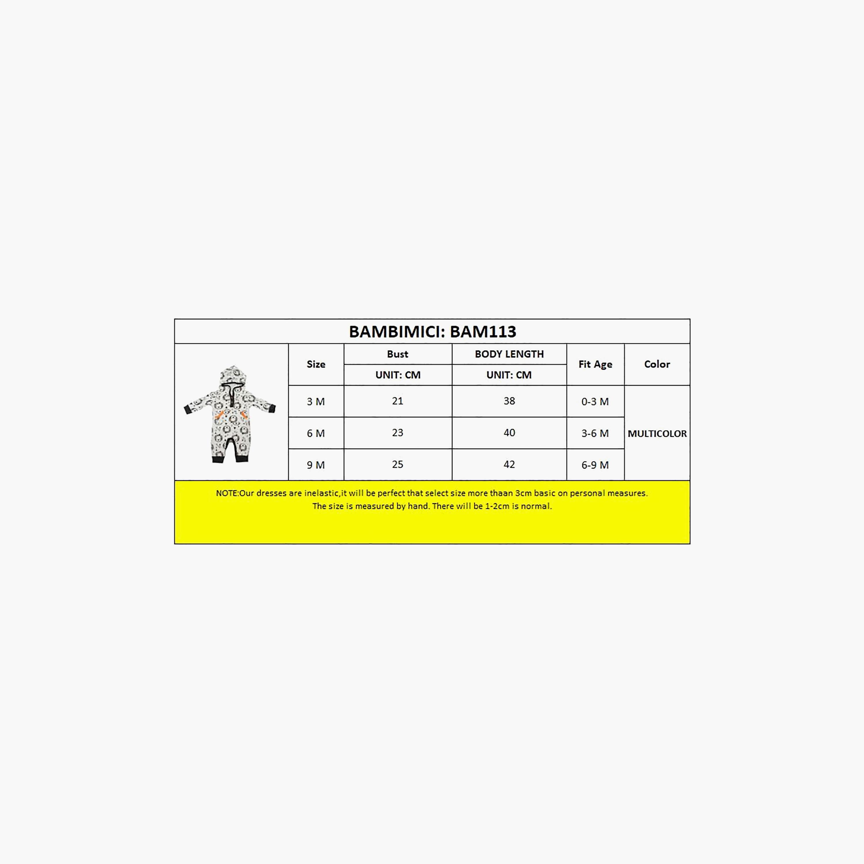 بودي سوت "هودد" بغطاء رأس وطبعة أسد بأكمام طويلة من بامبيميتشي-baby-boys-clothing-bodysuits-image-4