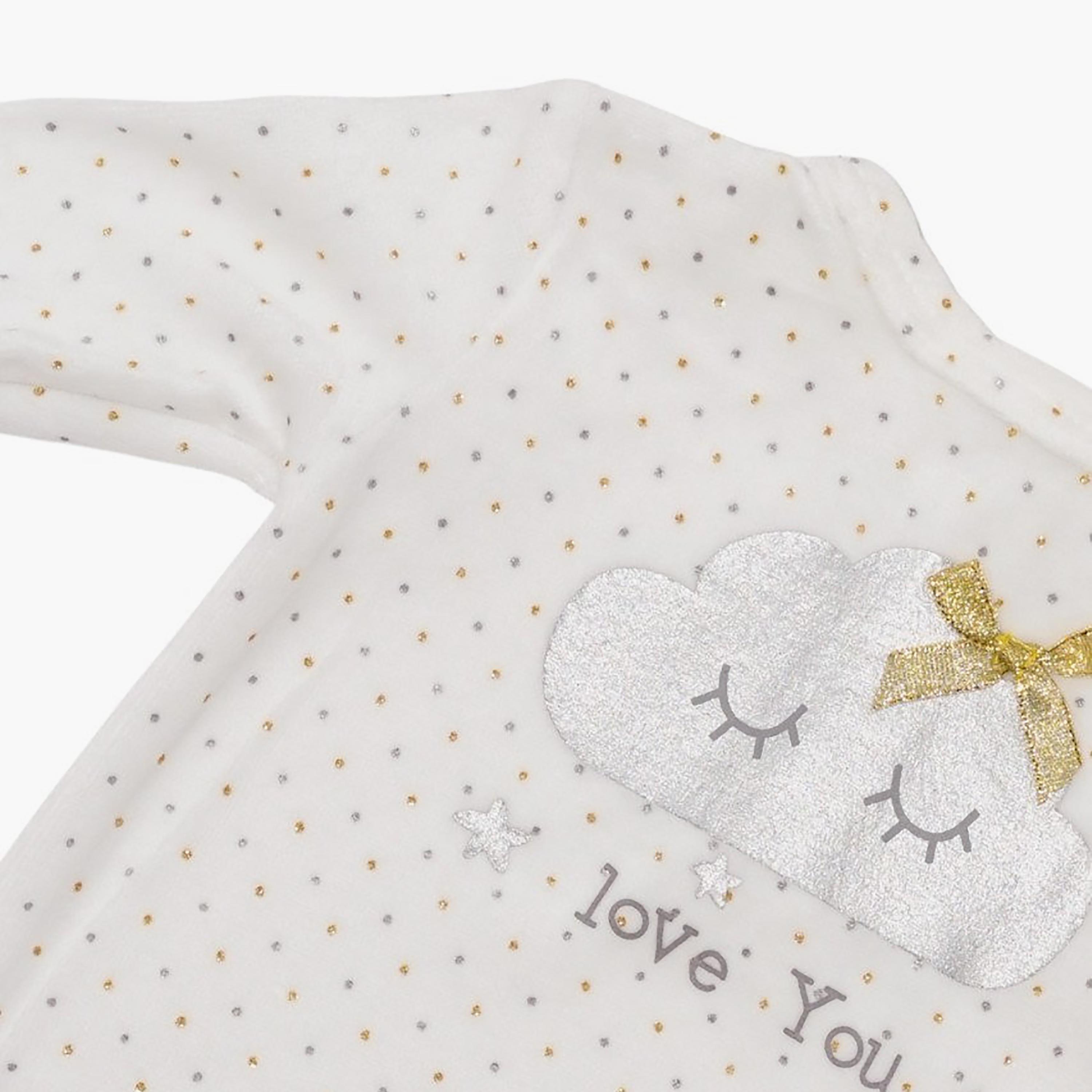 Bambimici Long Sleeves Cloud Print Polka Dot Bodysuit-baby-girls-clothing-bodysuits-image-3