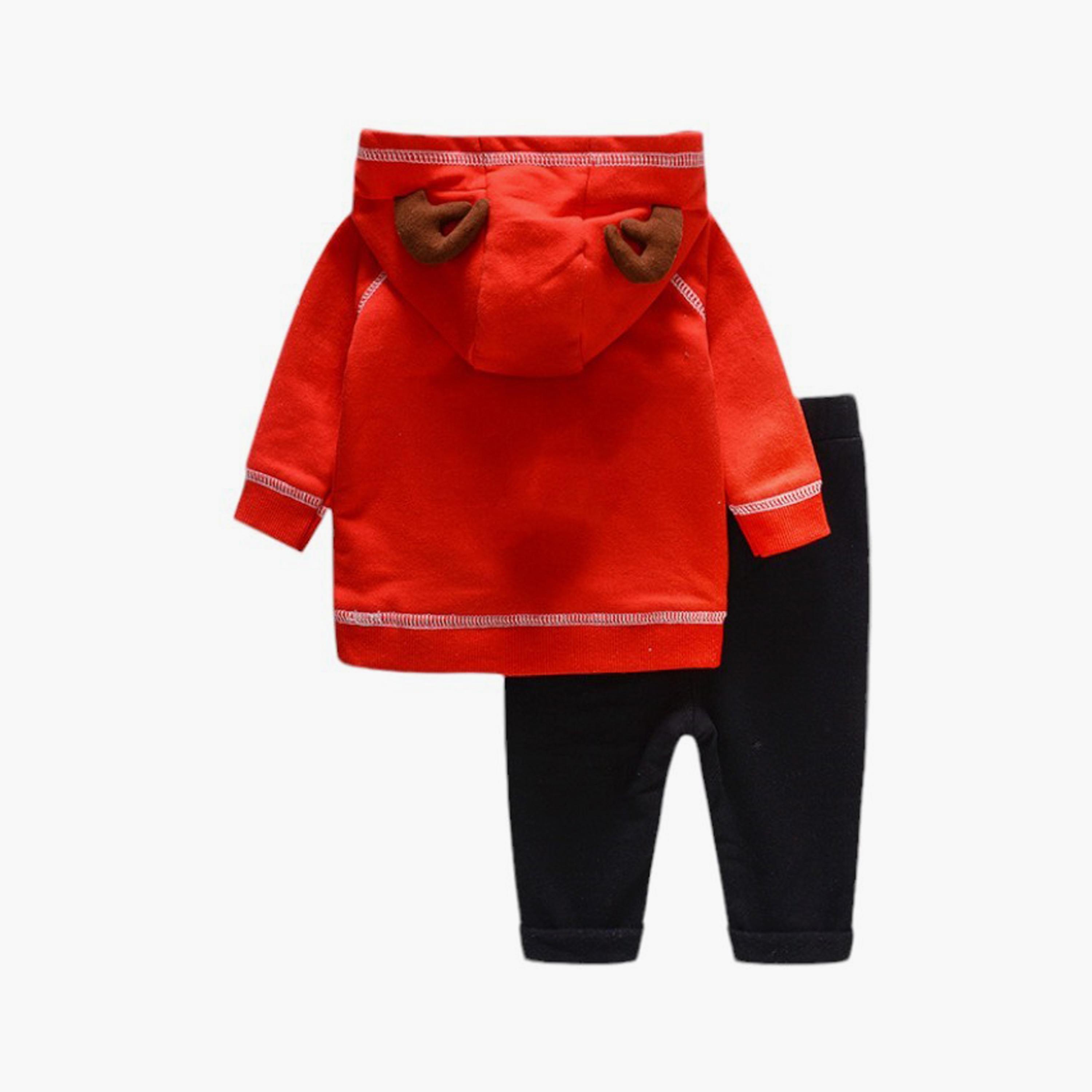 هودي بأكمام طويلة بطبعة حيوانات مع بيجامة قطعتين من بامبيميسي-baby-girls-clothing-nightwear-pyjamasets-image-2