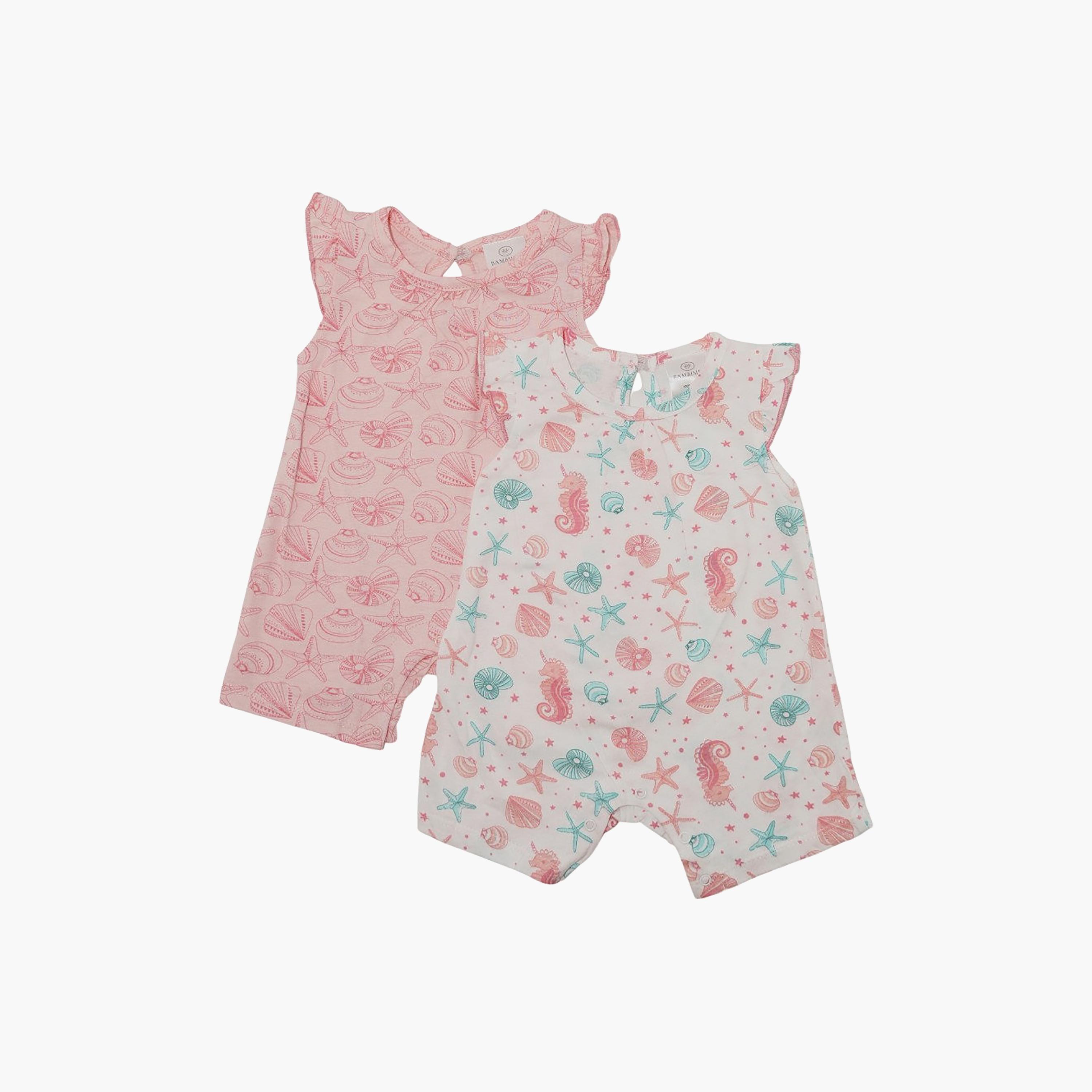 Bambimici 2-Piece Sleeveless Sea Breeze Printed Bodysuits-baby-girls-clothing-bodysuits-image-1