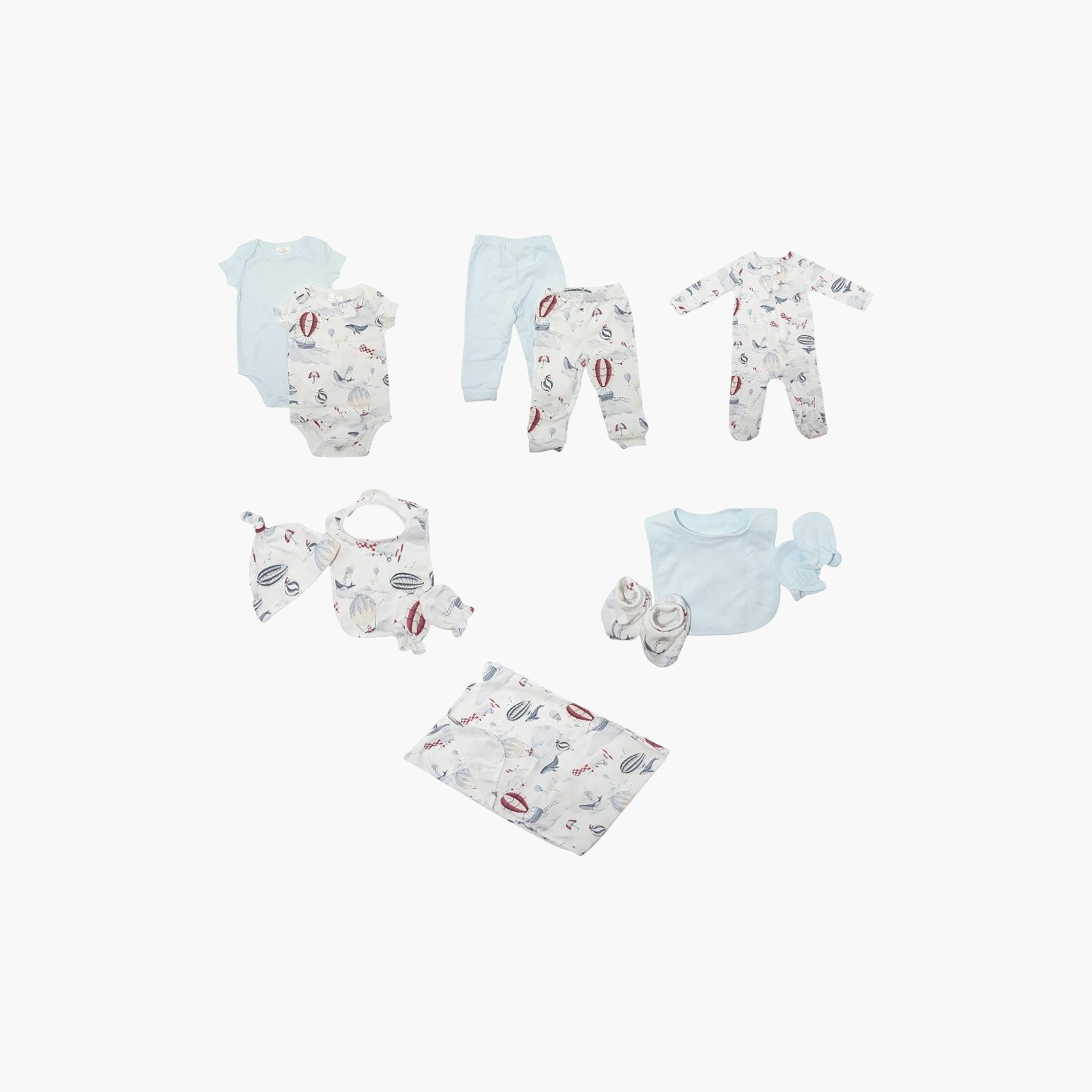 طقم "ويلكم هوم بيبي" 12 قطعة من بامبيميتشي-boys-clothing-setsandcoords-image-1